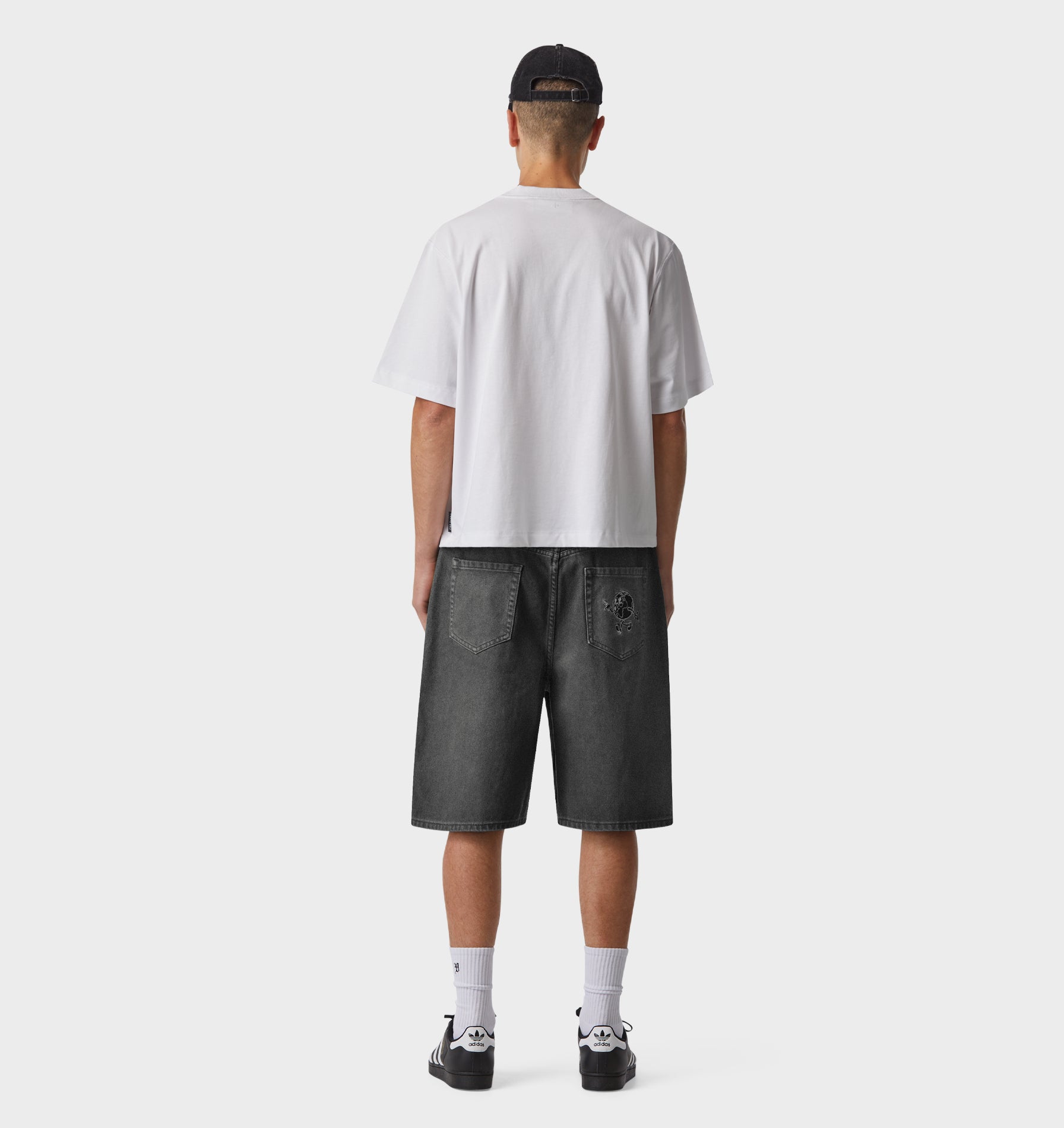 Wyatt Denim Short - Washed Vintage Black