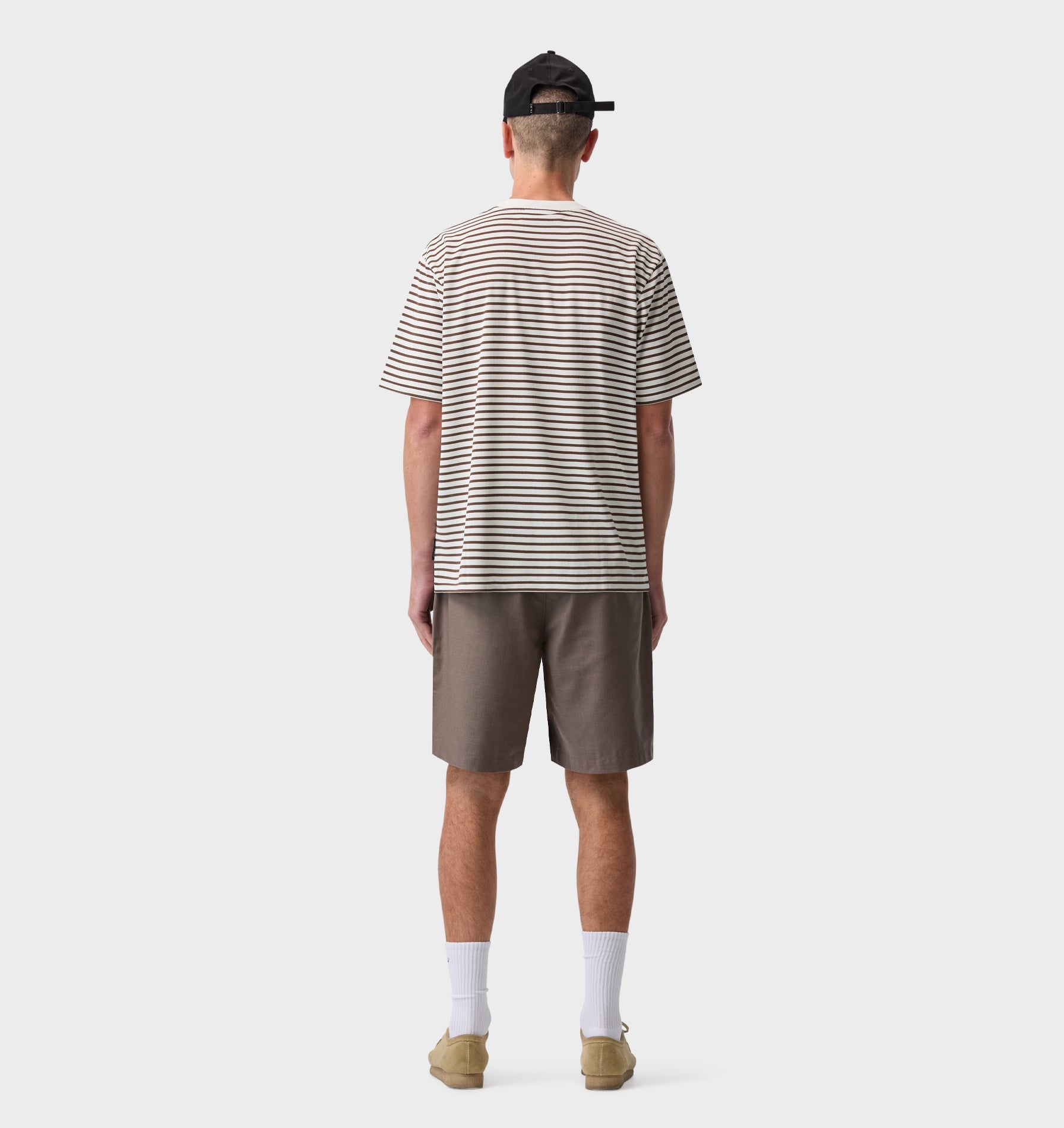 Quincy Pleated Short - Mushroom