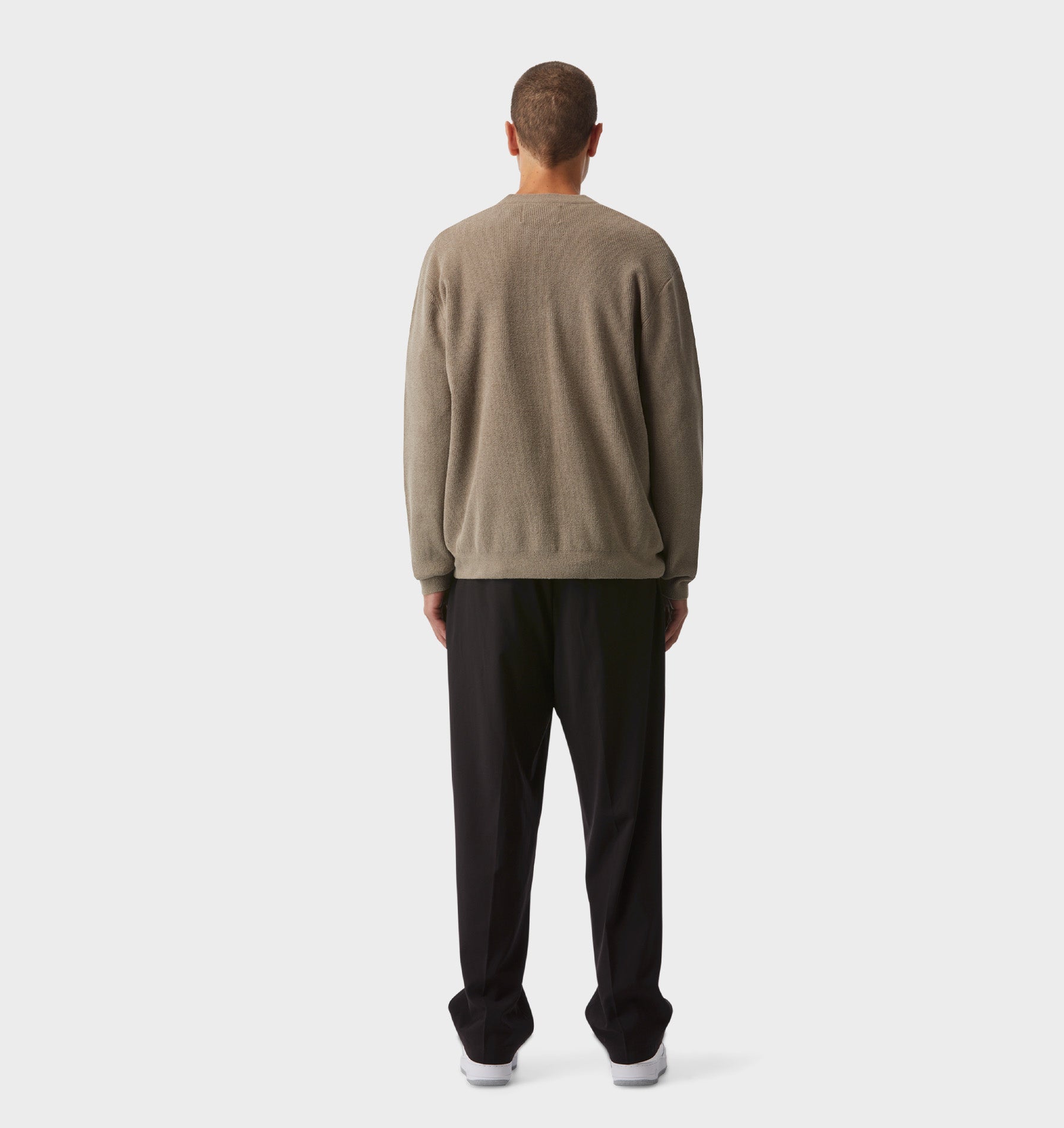 Midweight Knit Crew - Taupe