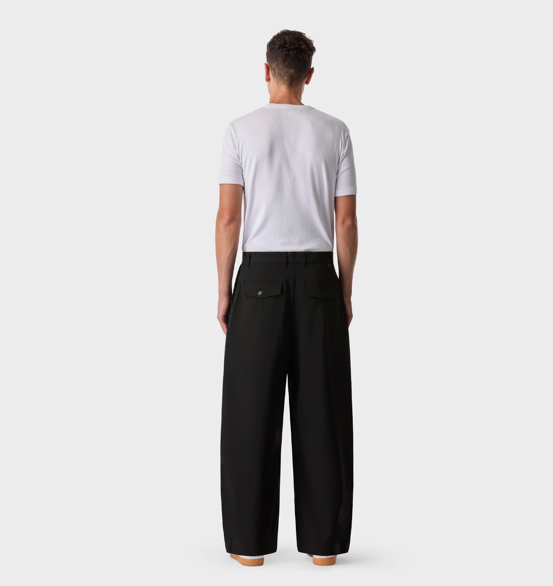 Vermont Pleat Pant - Black