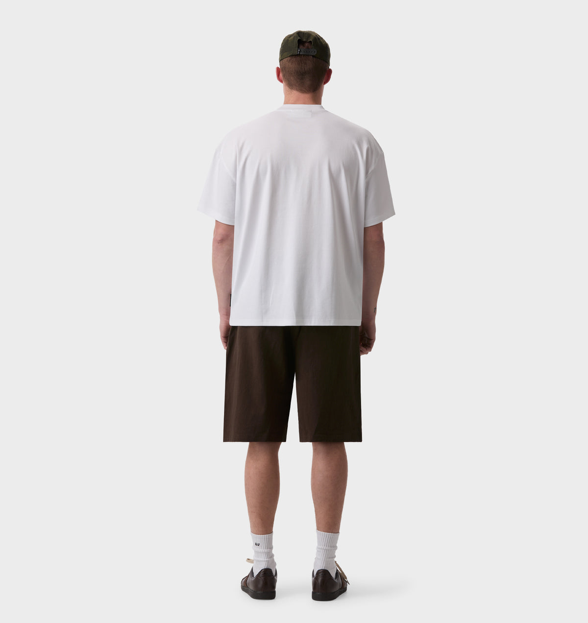 Linen Alby Pleated Short - Espresso