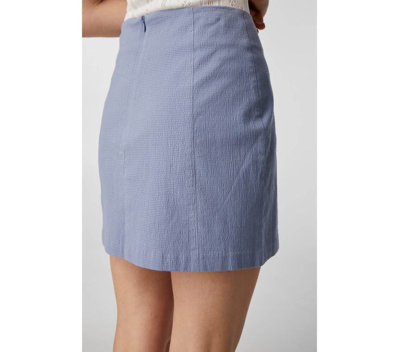 Bai Mini Skirt - Smokey Blue