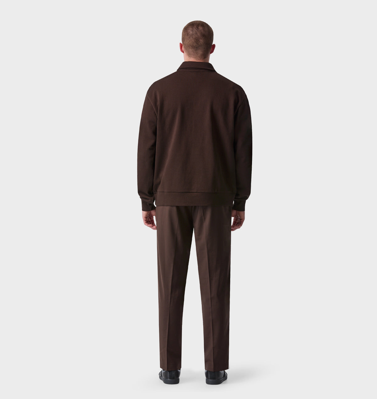 1/2 Zip Pullover - Coffee Bean