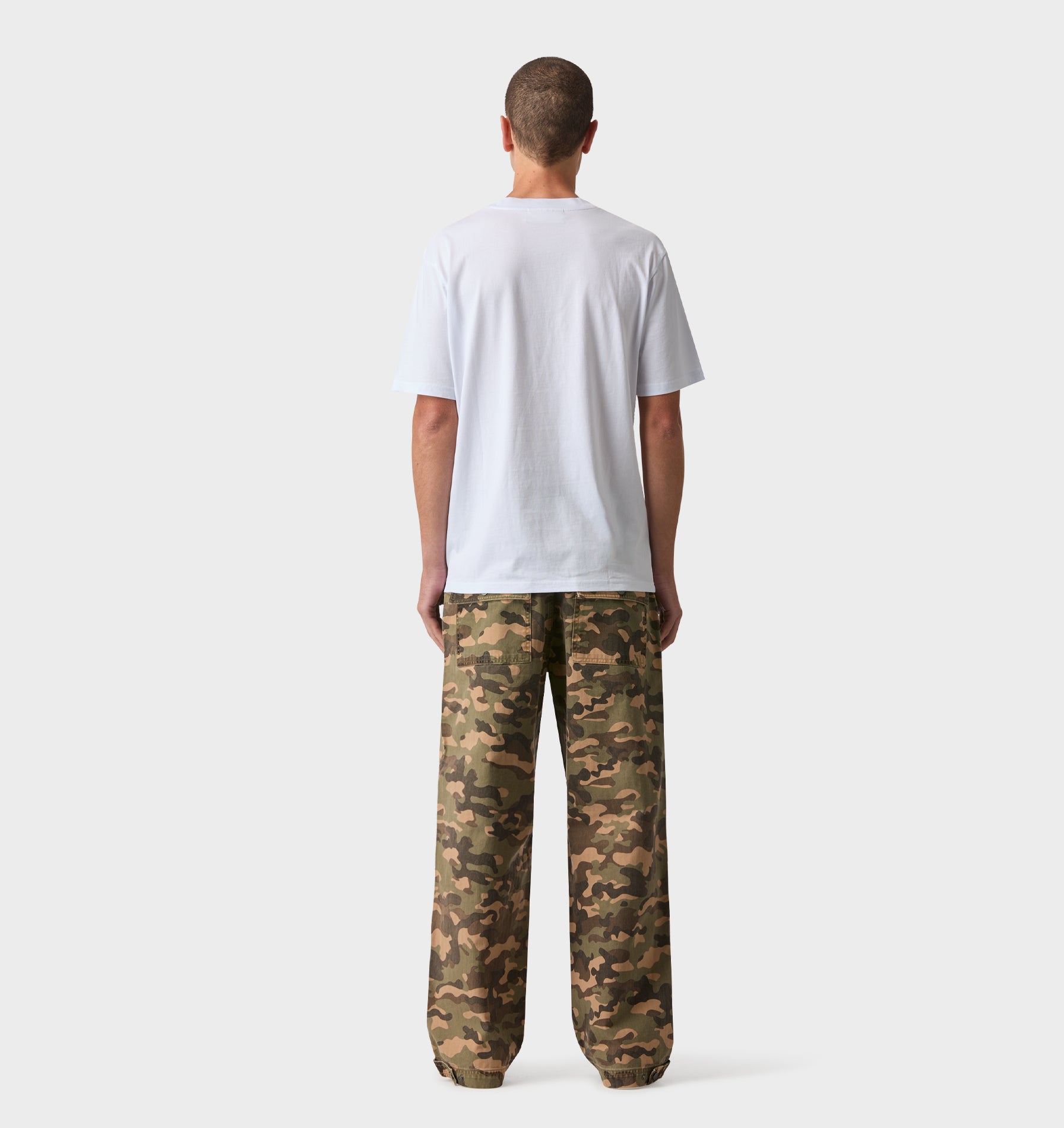 Wilted Flowers Uniform Tee - White