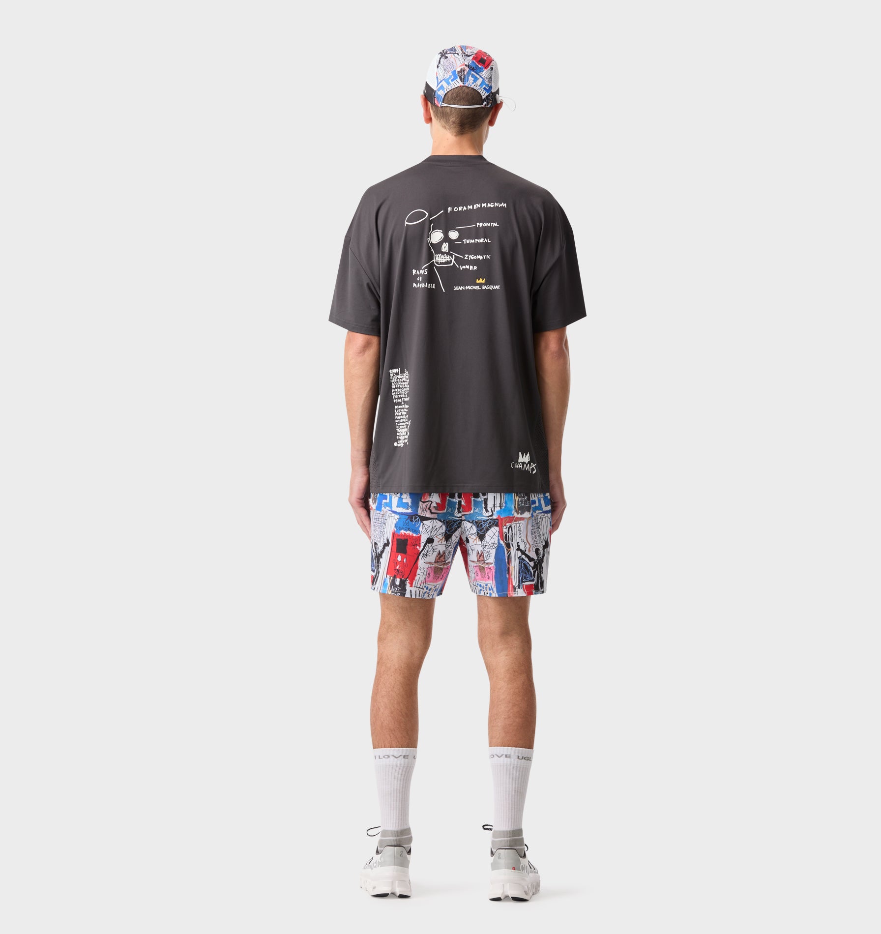 Basquiat Obnoxious Active 5 Inch Core Short - Blue / Red