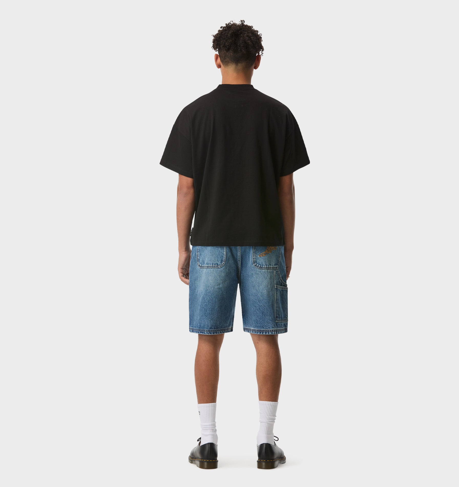 Clean Carpenter Short - Washed Indigo