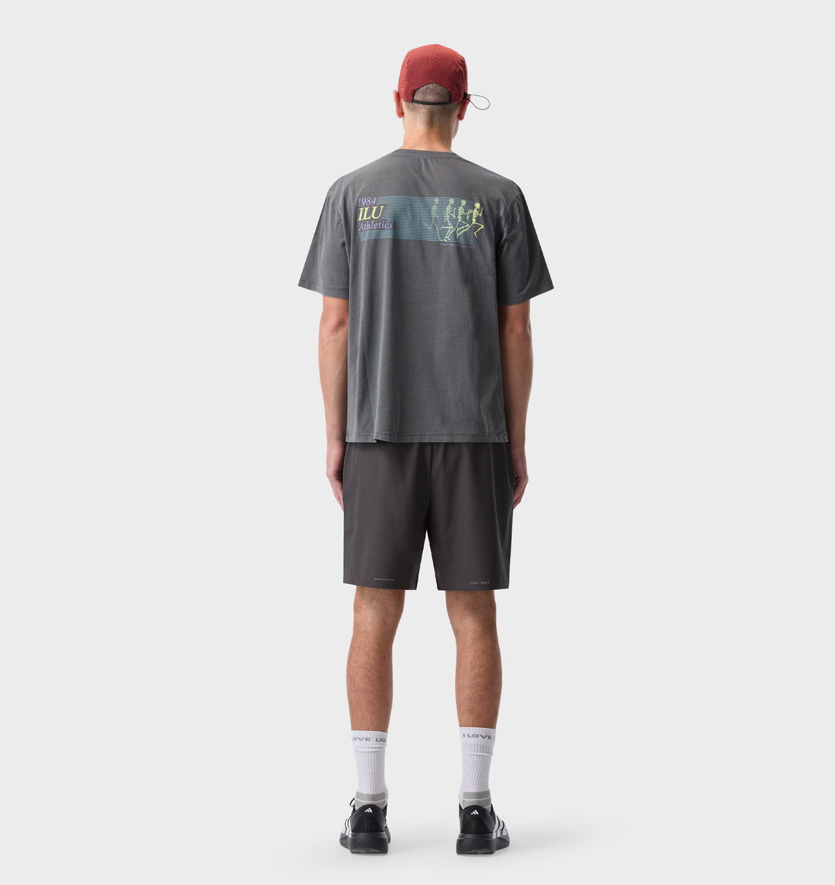 Skeleton Cotton Active Classic Tee -  Washed Black