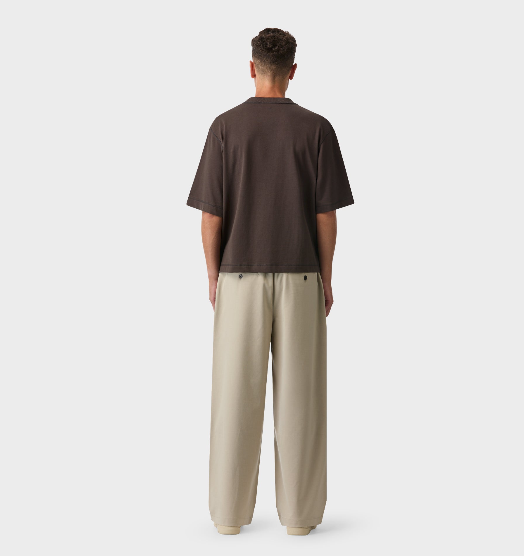 Albert Pleated Pant - Stone