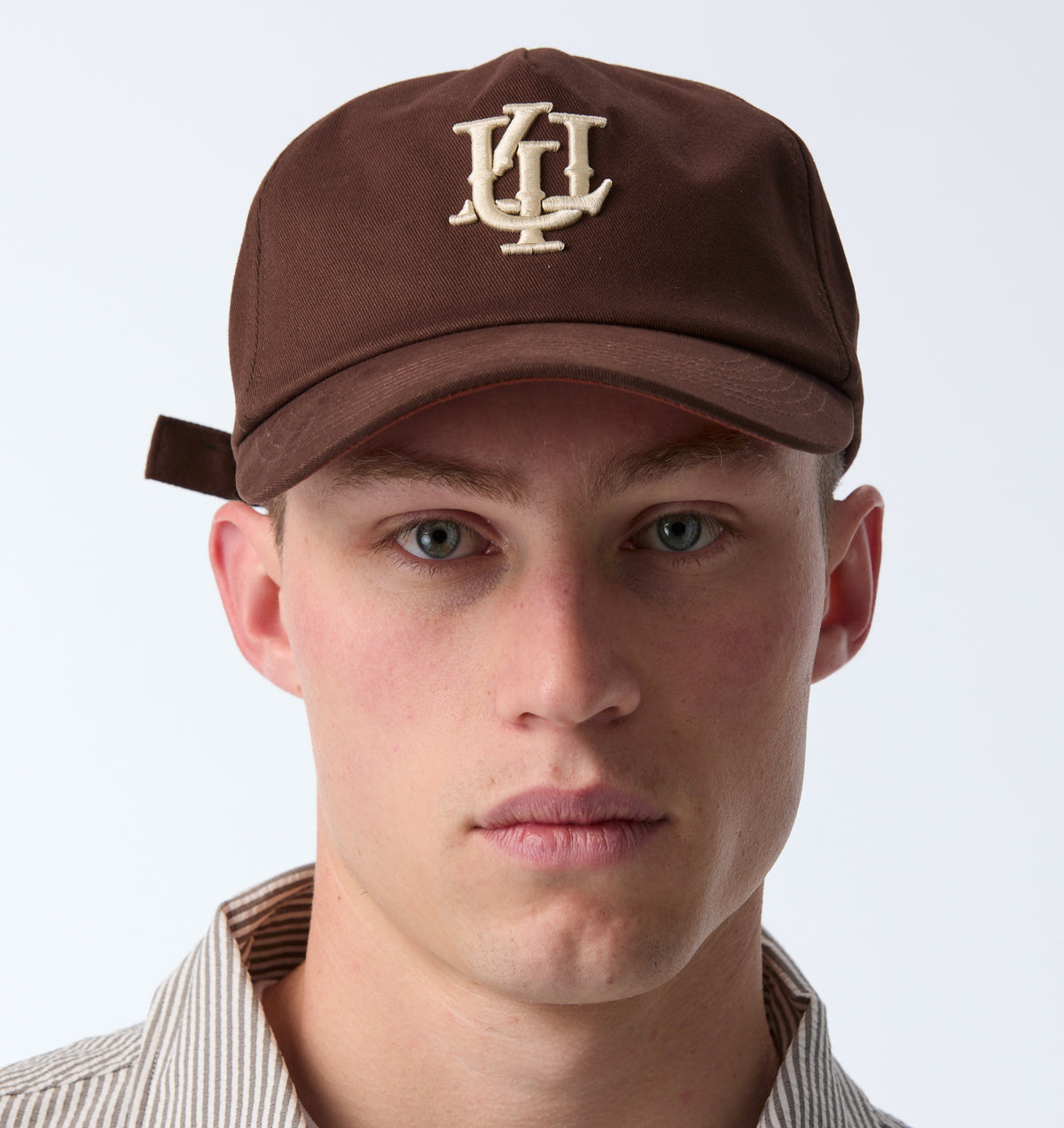 Lennox Monogram Cap - Espresso