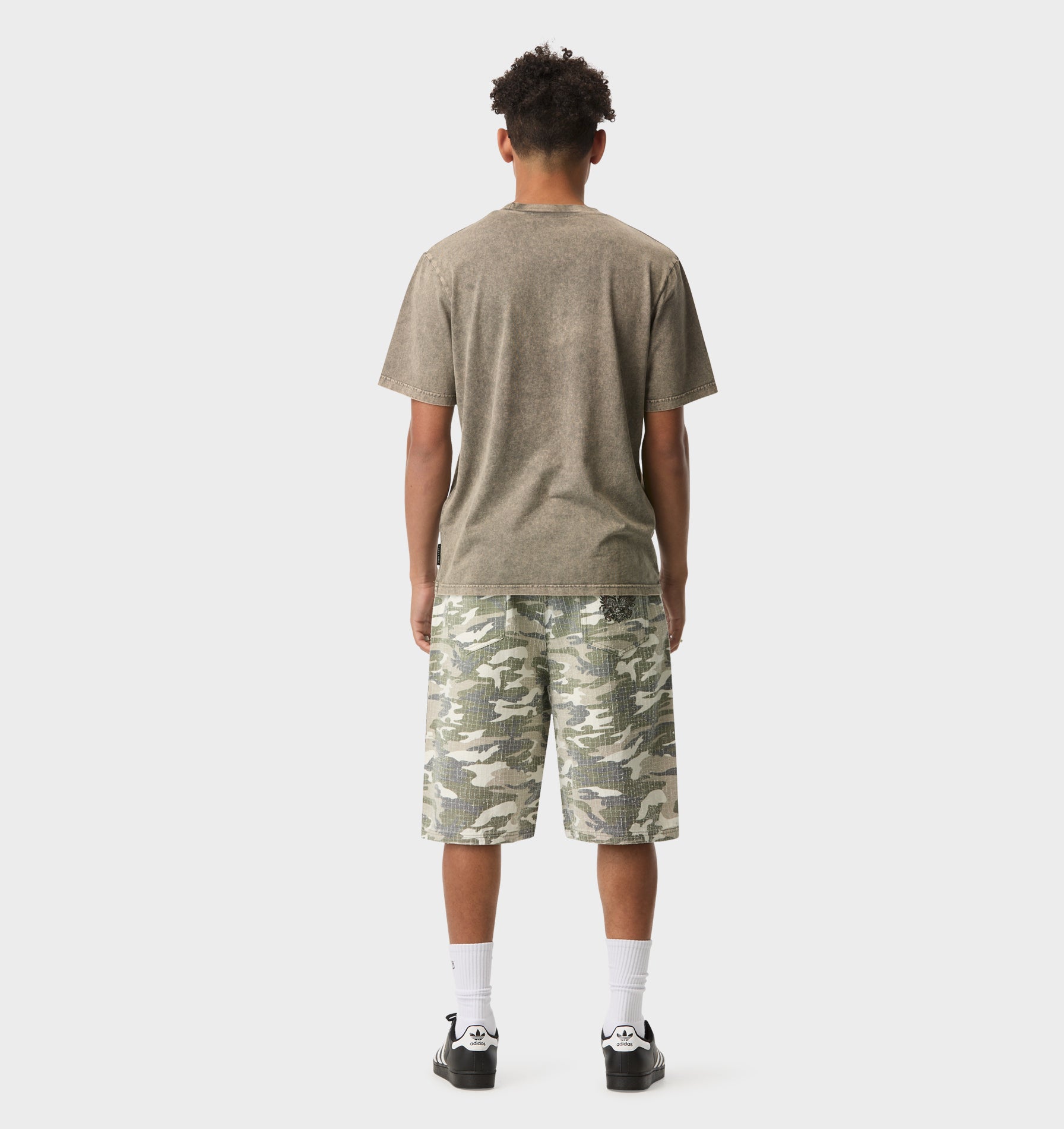 Wyatt Denim Short - Camo