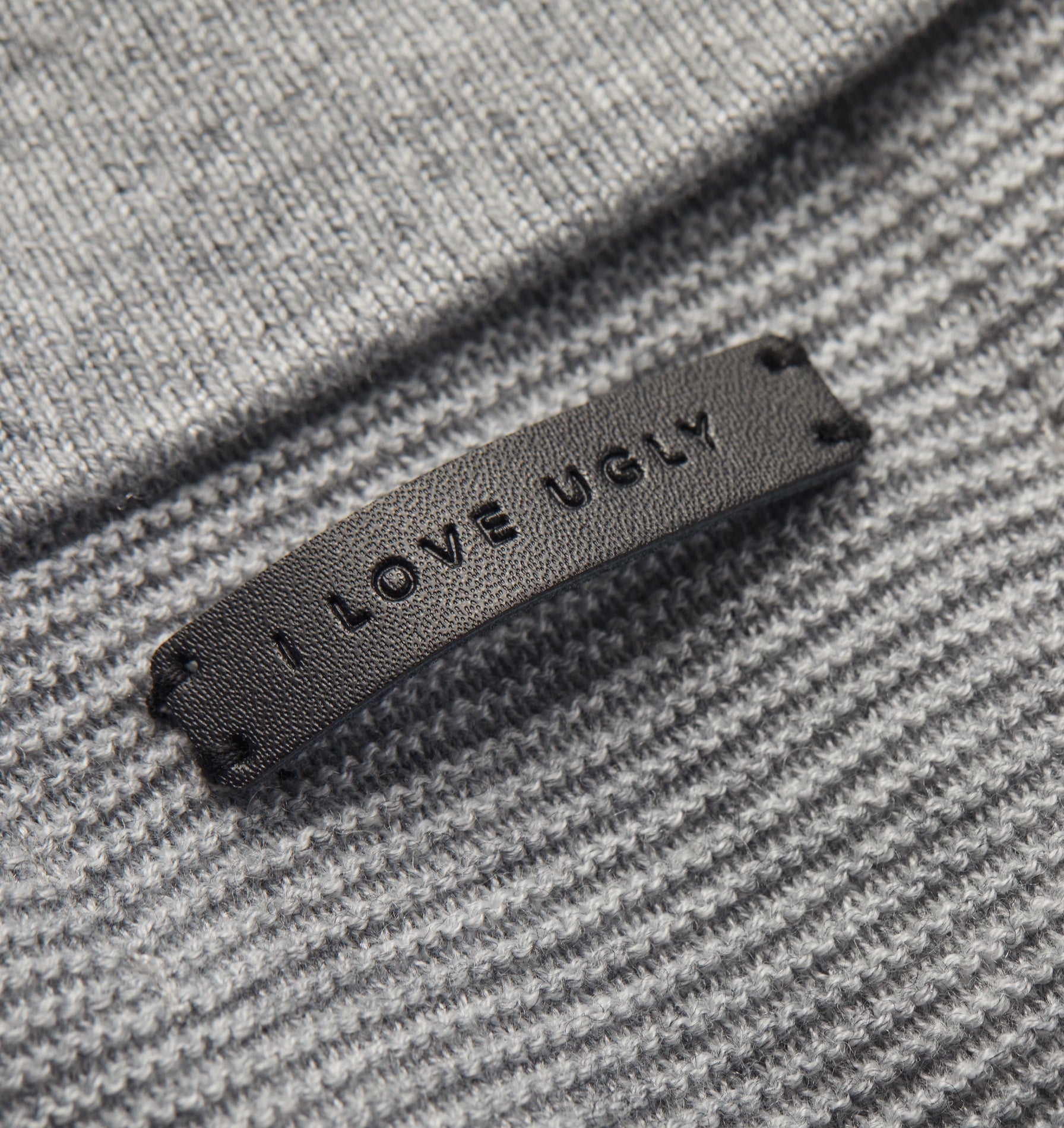 Elijah Knit LS Polo - Stone Marle