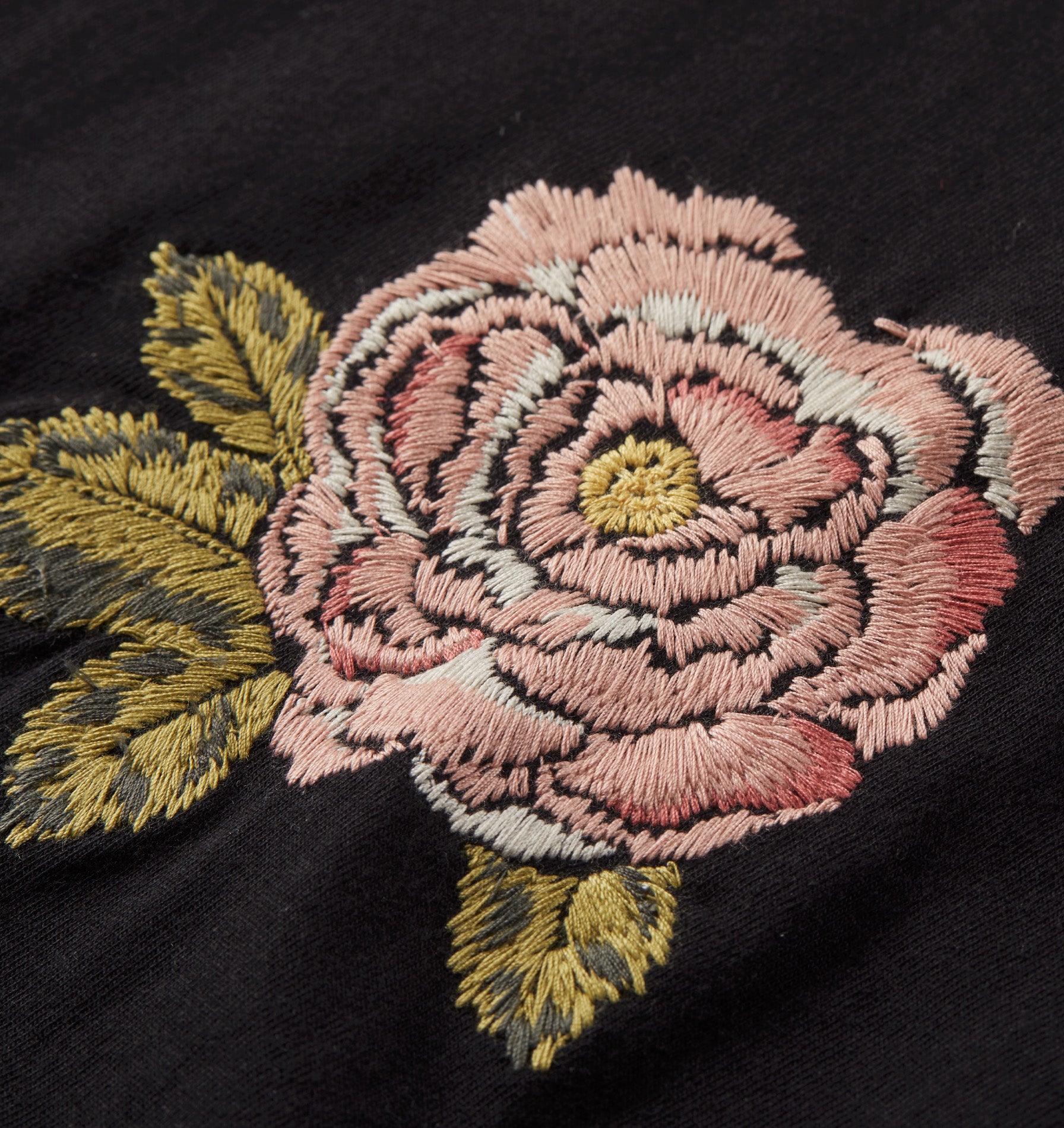 Fleur Box Tee - Black