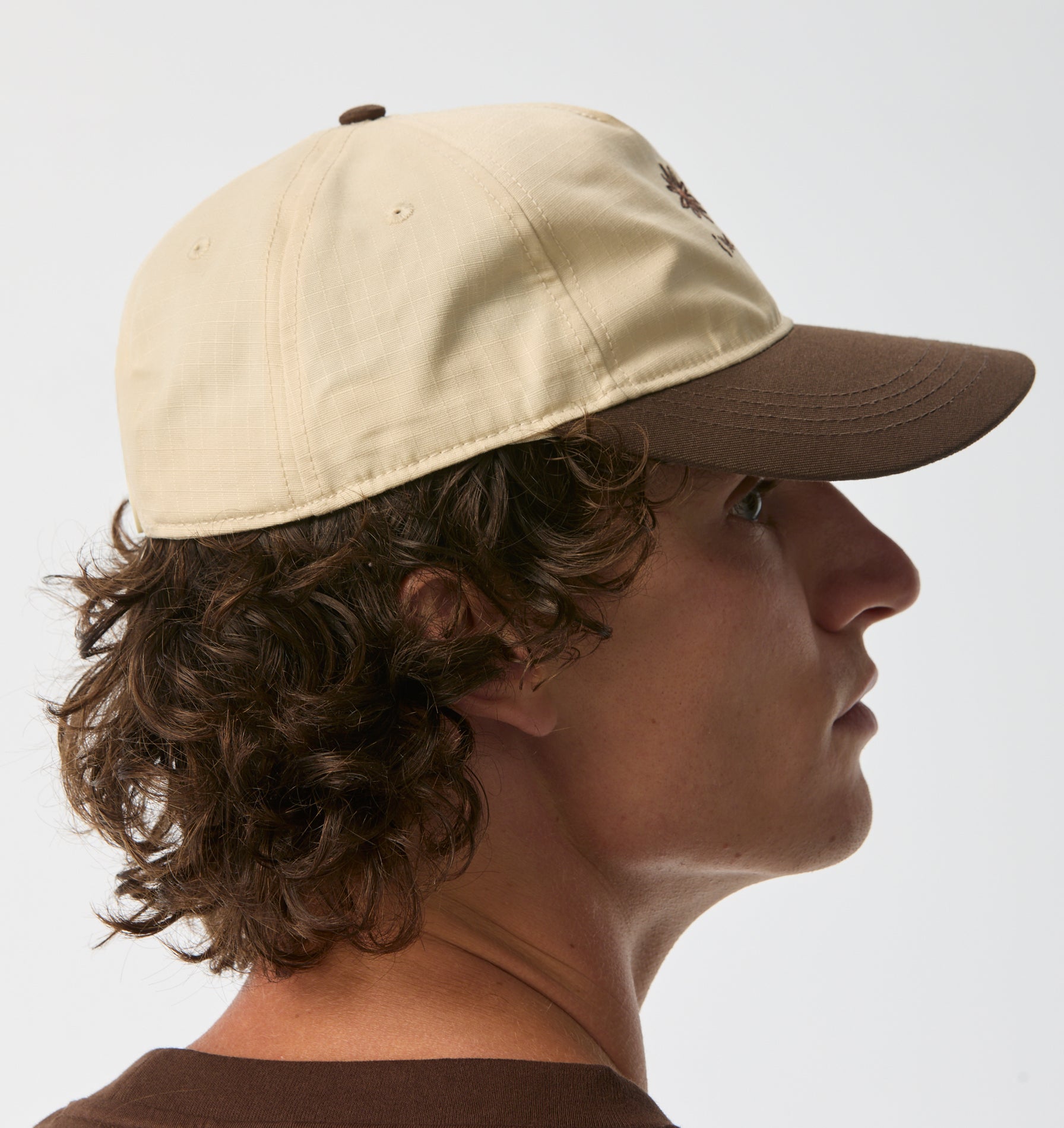 Flores Cap - Fossil Brown/Off White