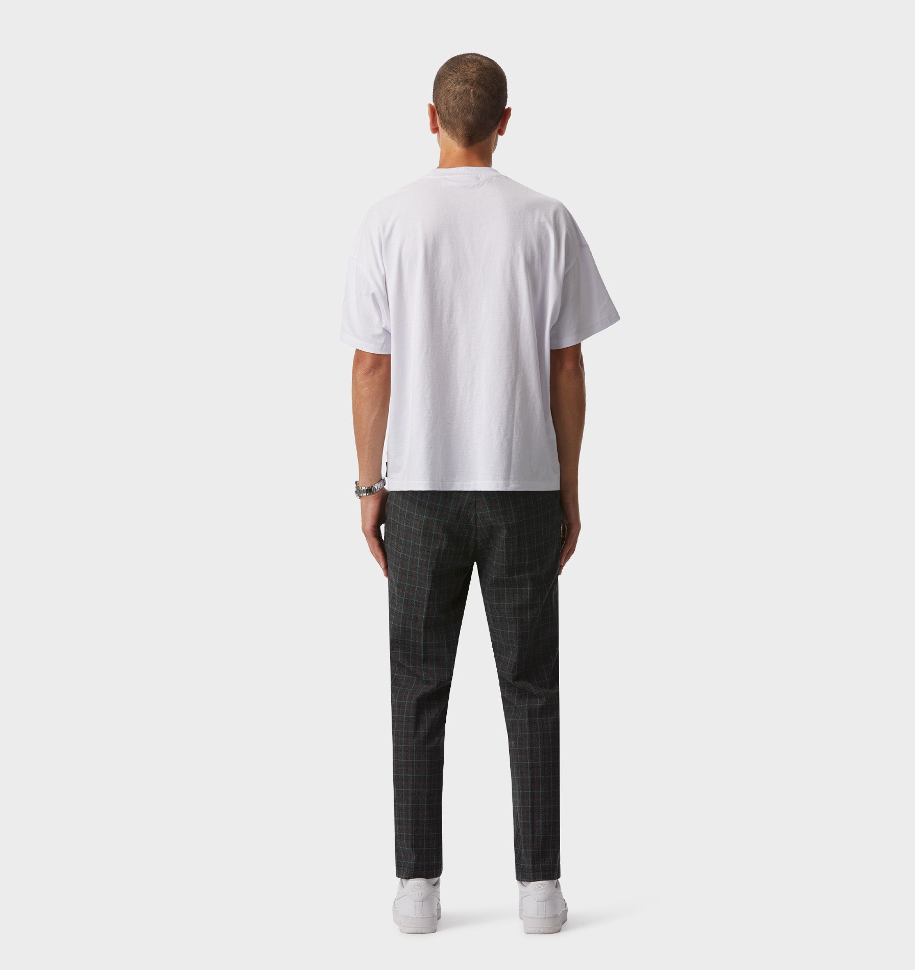 Slim Kobe Pant - Tall - Charcoal/Green Check