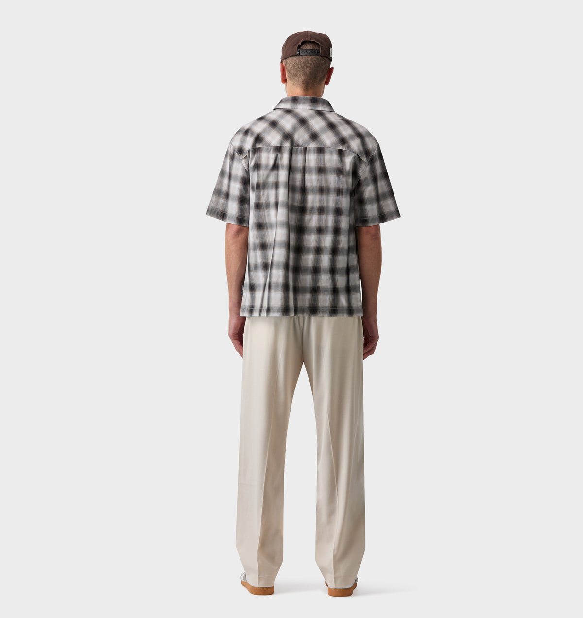 Arlo SS Shirt - Black/White Check