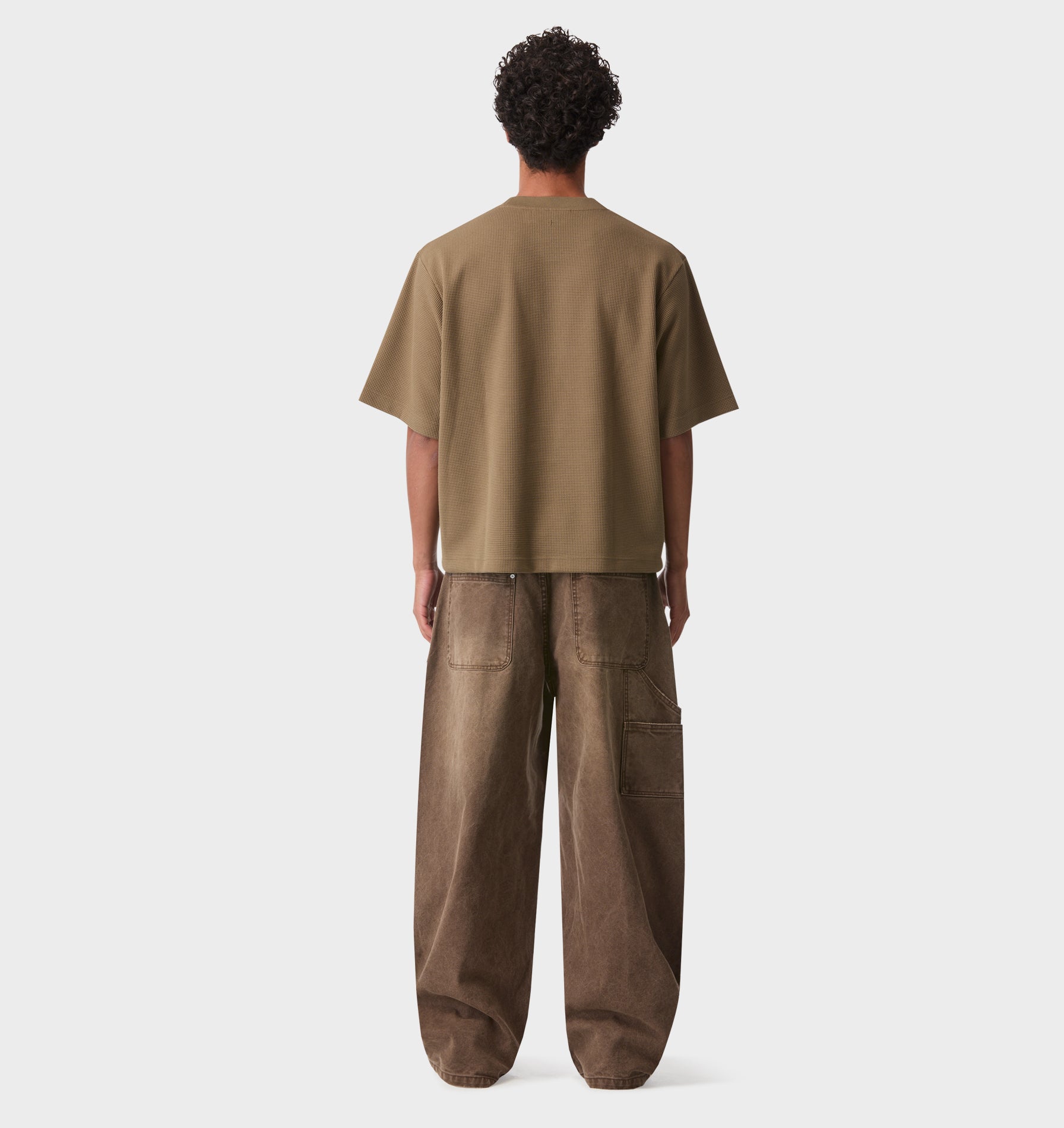 Balloon Double Knee Pant - Vintage Brown