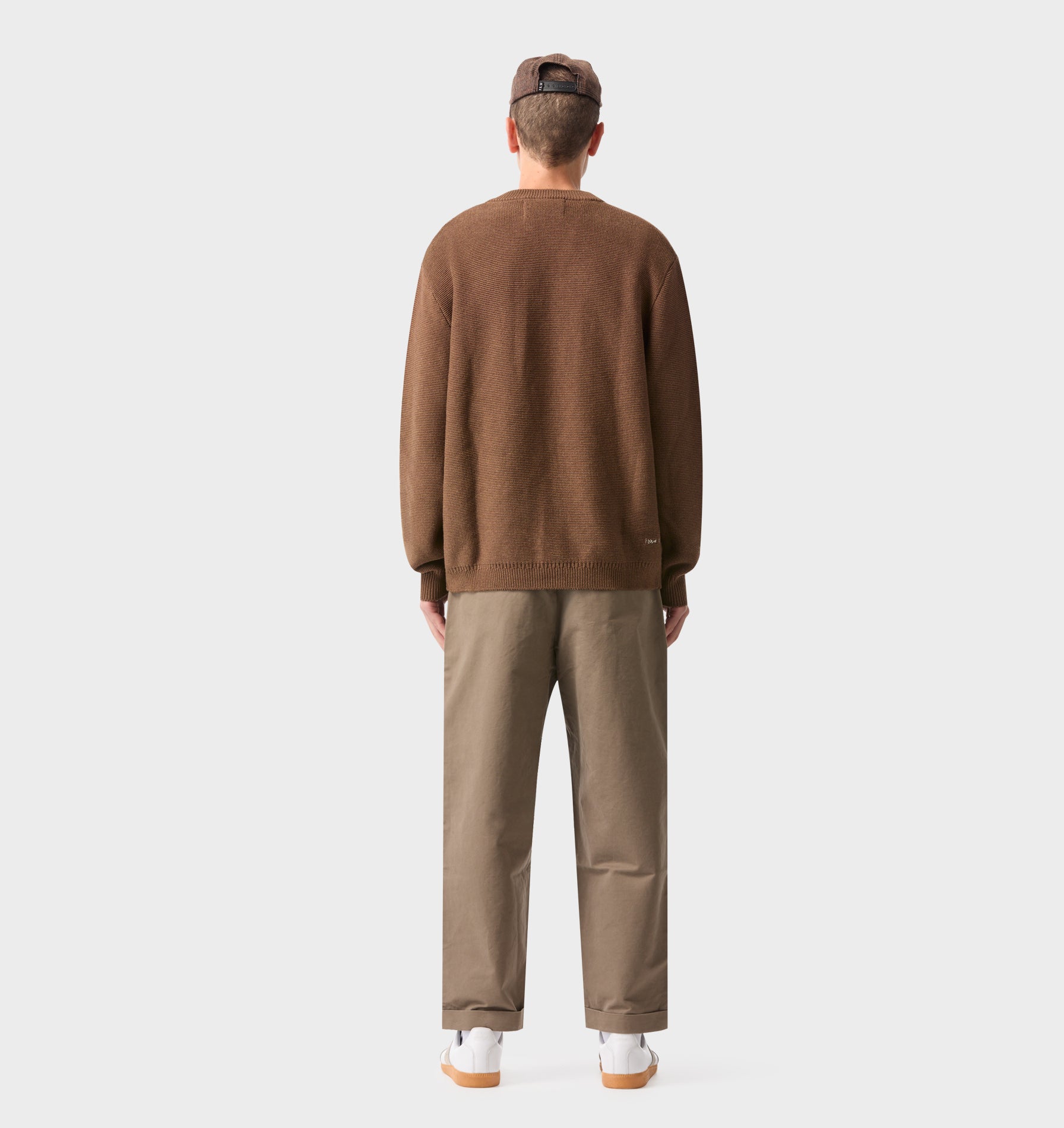 Nelson Cotton Cardigan - Nutmeg