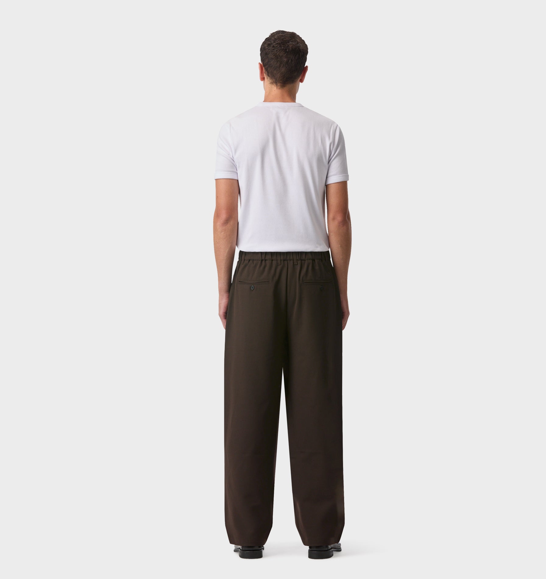 Albert Pleated Pant - Espresso