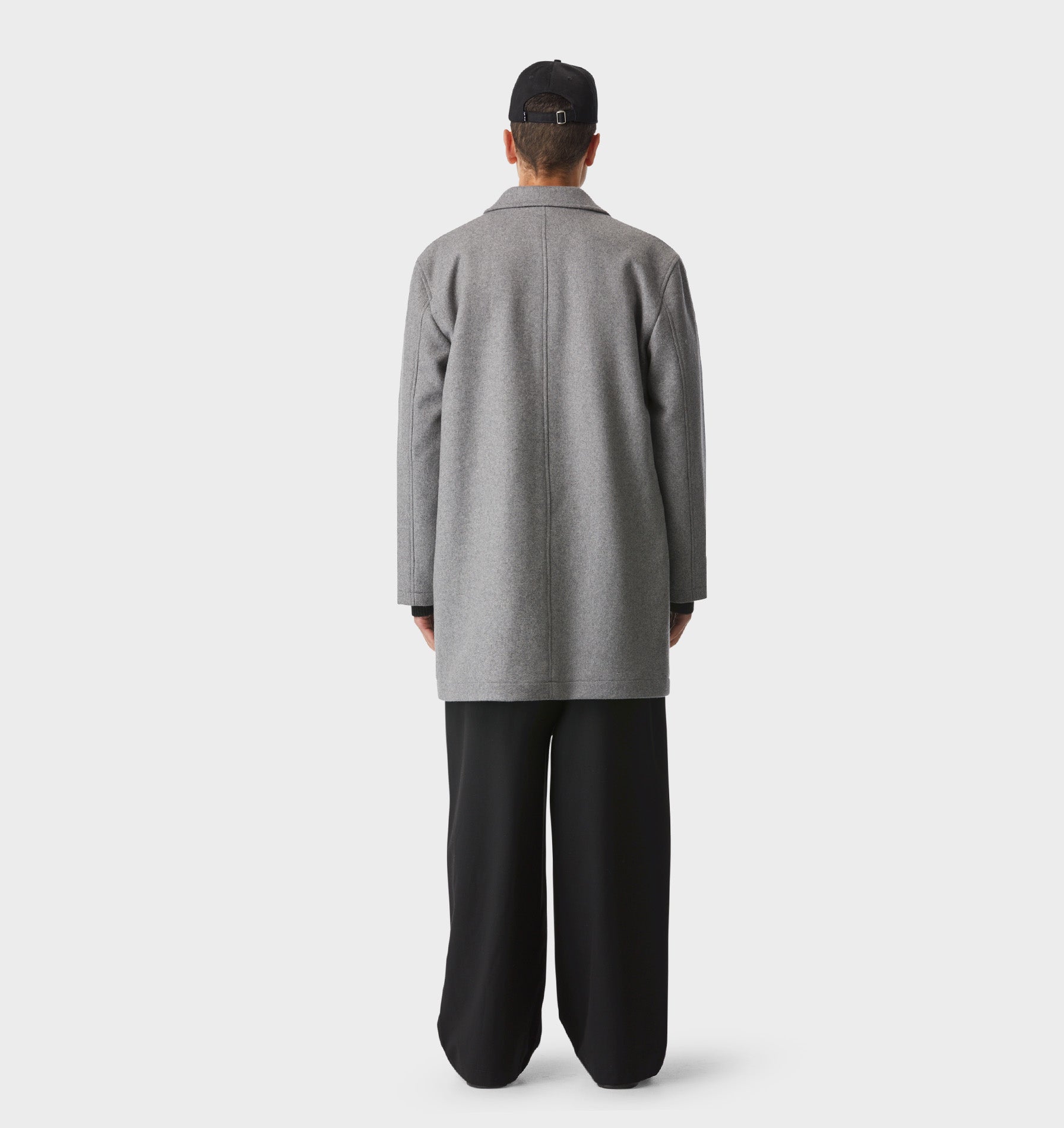 Carson Wool Coat - Vintage Grey