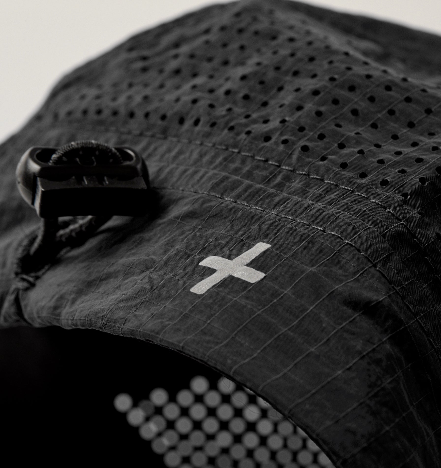Active Ripstop 5 Panel Cap - Black