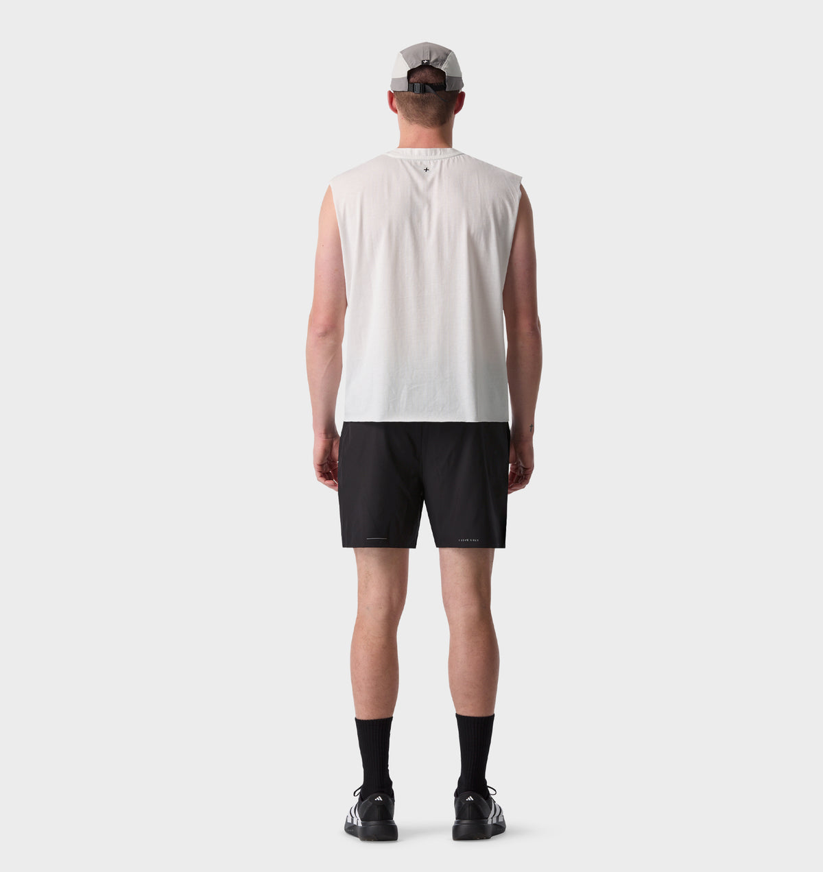Dogs Cotton Active Crop Tank - Aged White