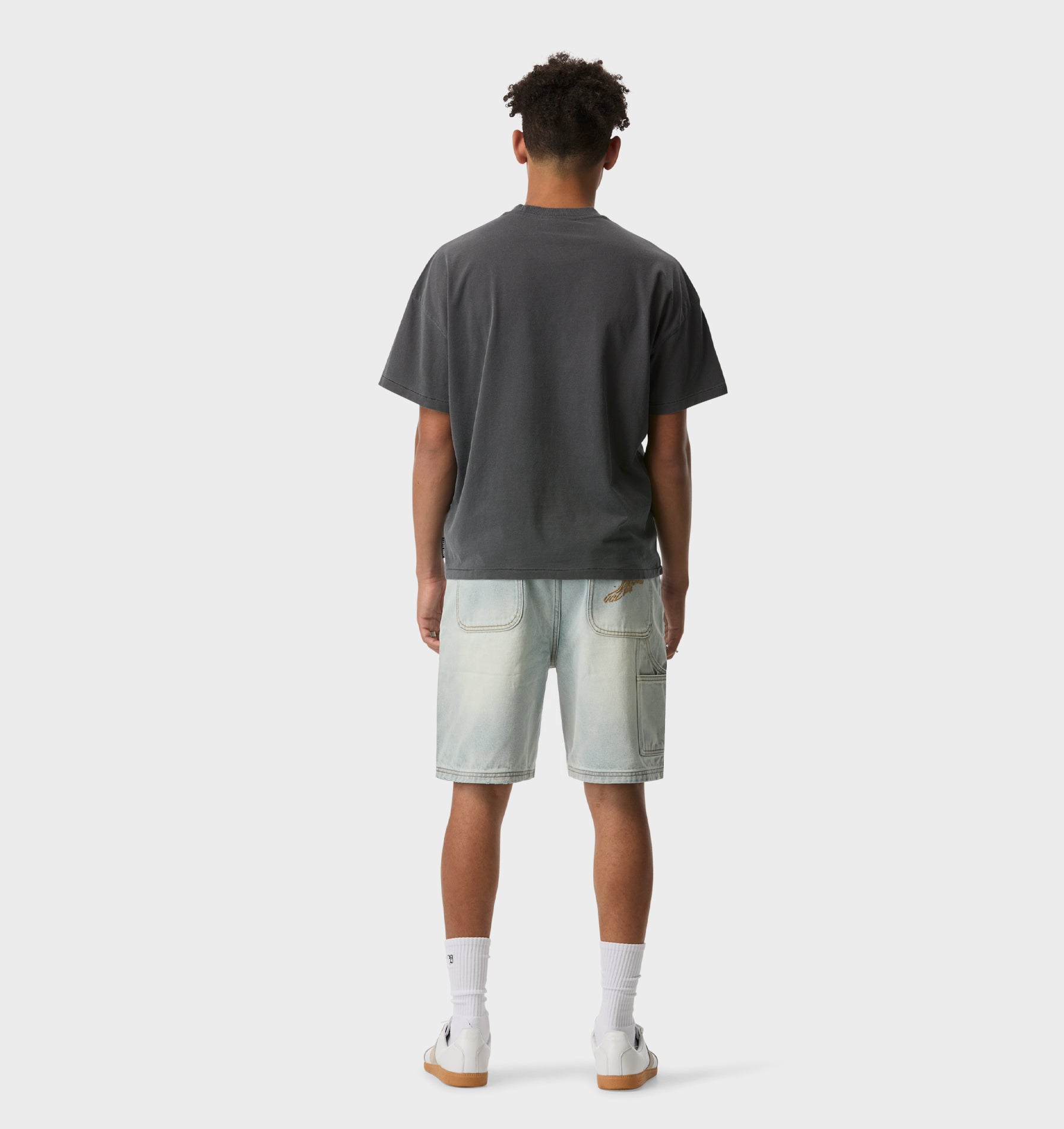 Clean Carpenter Short - Light Vintage Blue