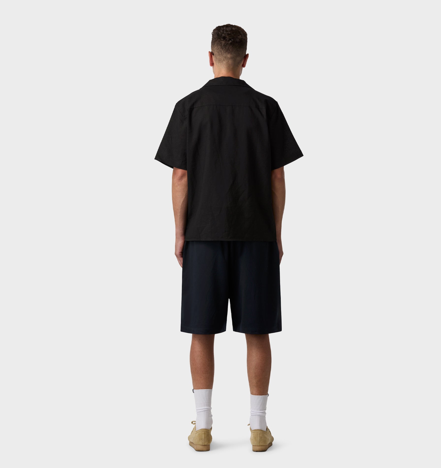 Alby Pleated Short - Navy