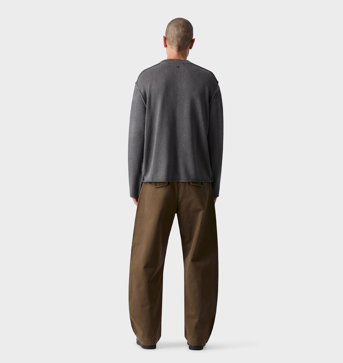 Decon Cropped Knit - Ash