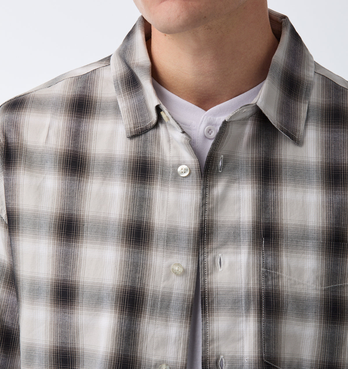 Arlo SS Shirt - Black/White Check