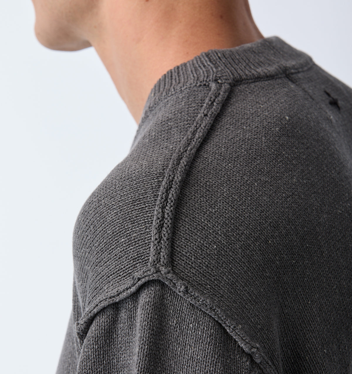 Decon Cropped Knit - Ash