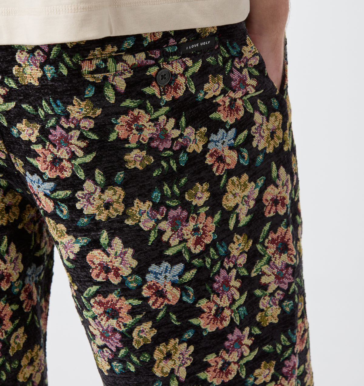 Uniform Straight Pant - Dark Floral
