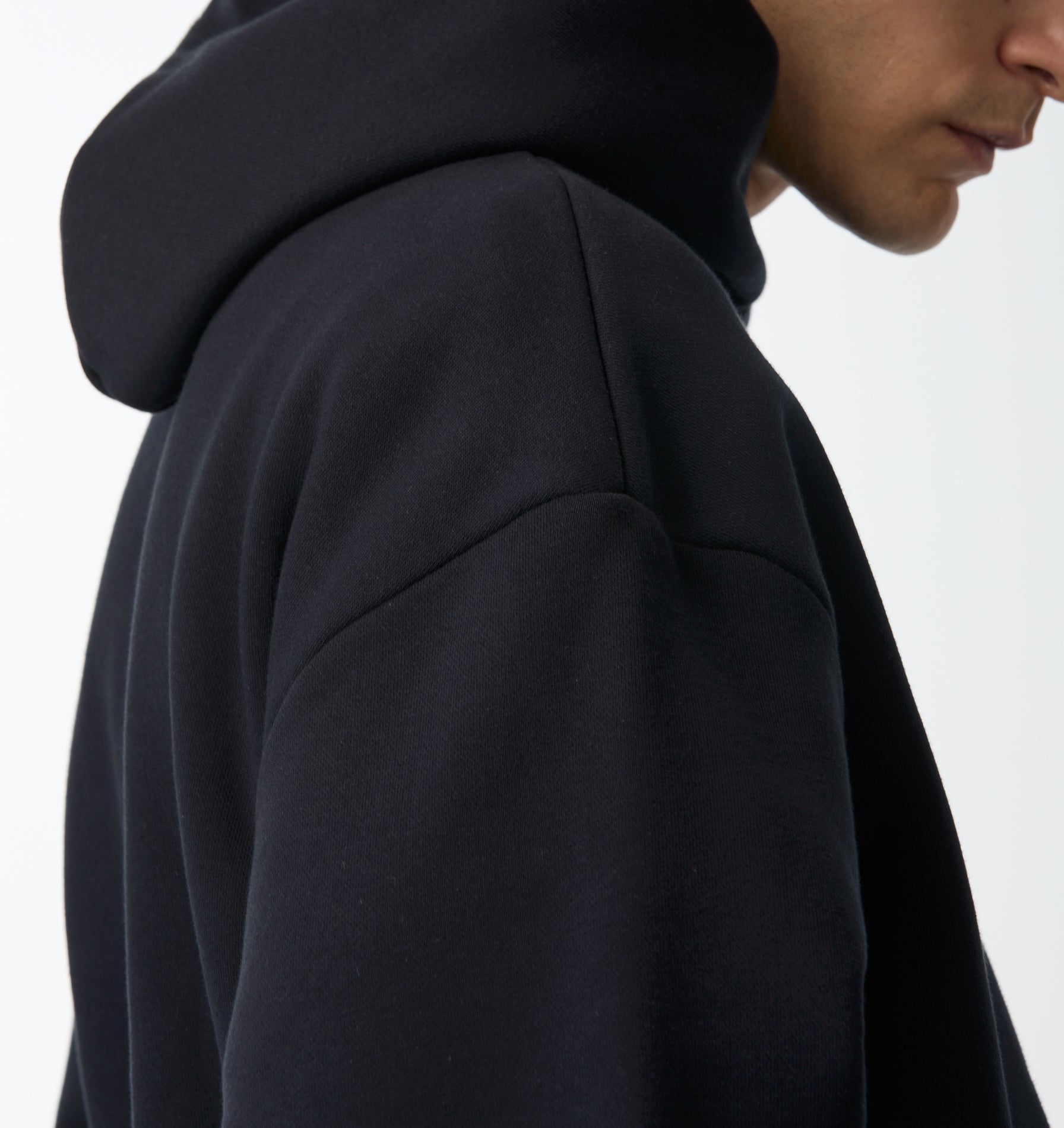 Heavy Crop Box Hood - Dark Navy