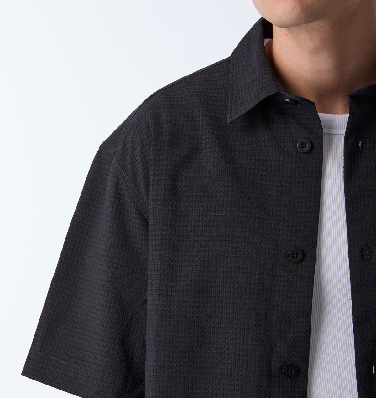 Dawson SS Shirt - Navy/Black Check