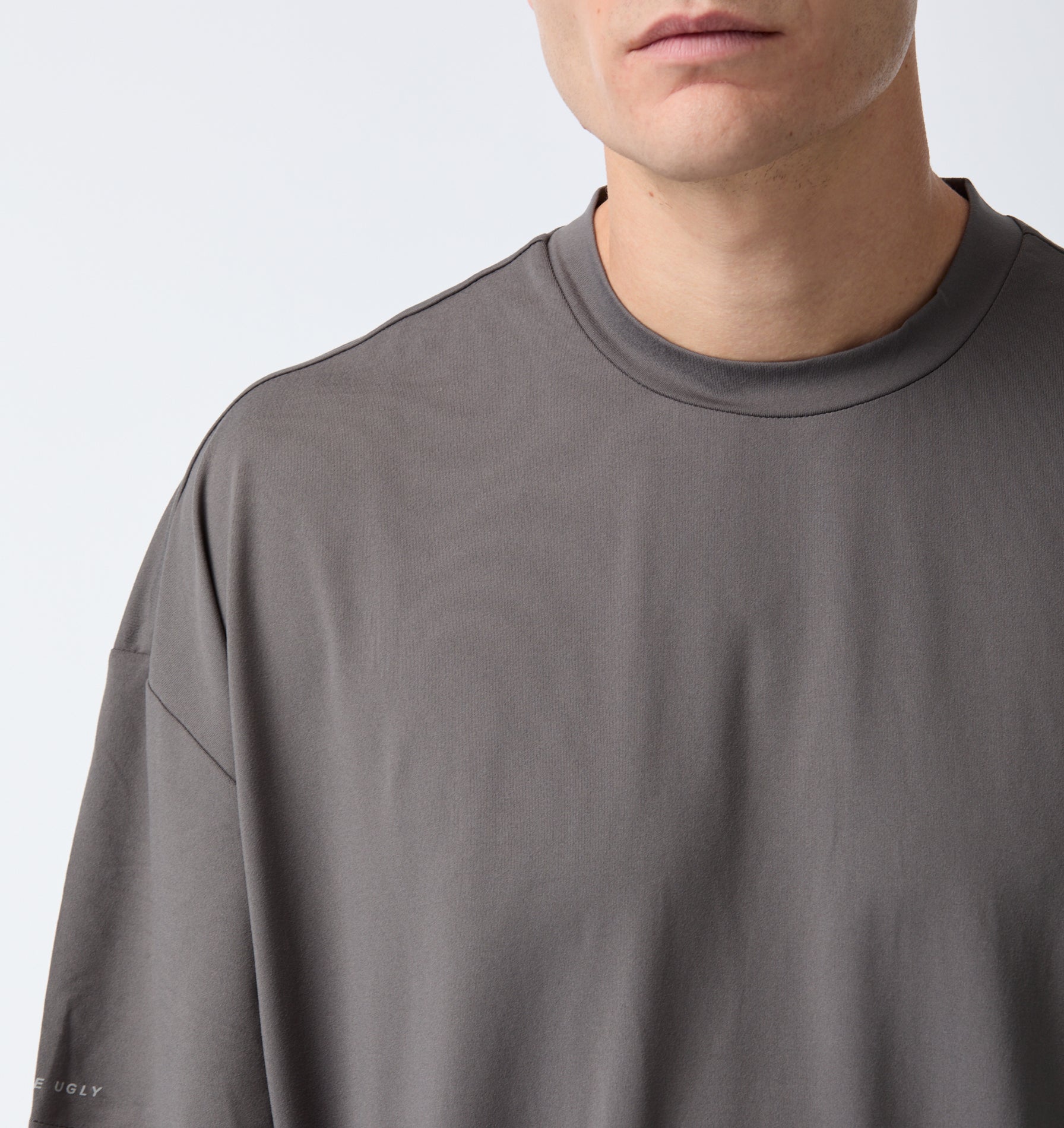 Active Box Tee - Cobblestone
