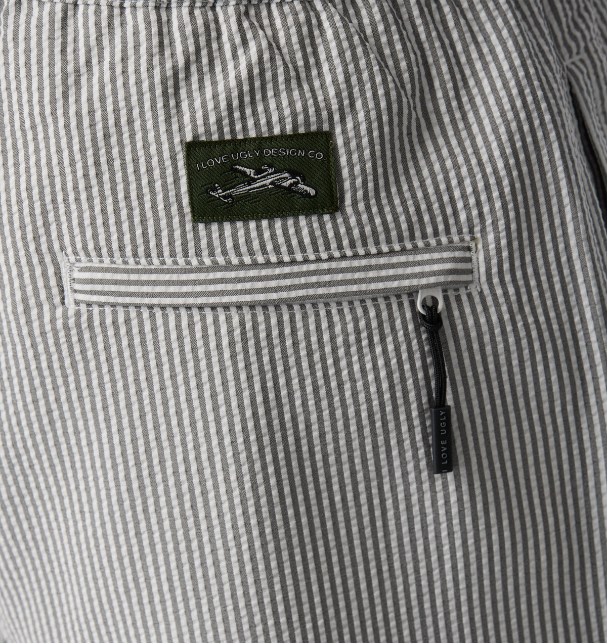Everyday Short - White/Black Stripe