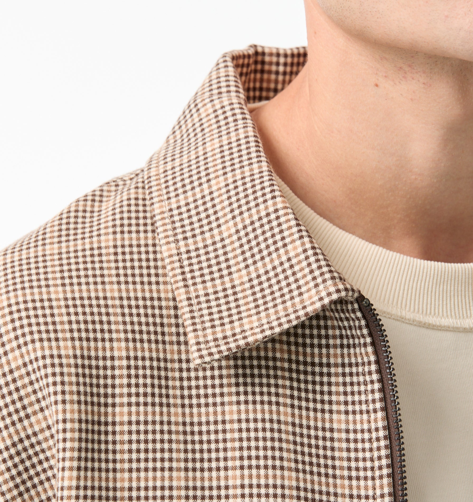 Poker Jacket - Brown Check