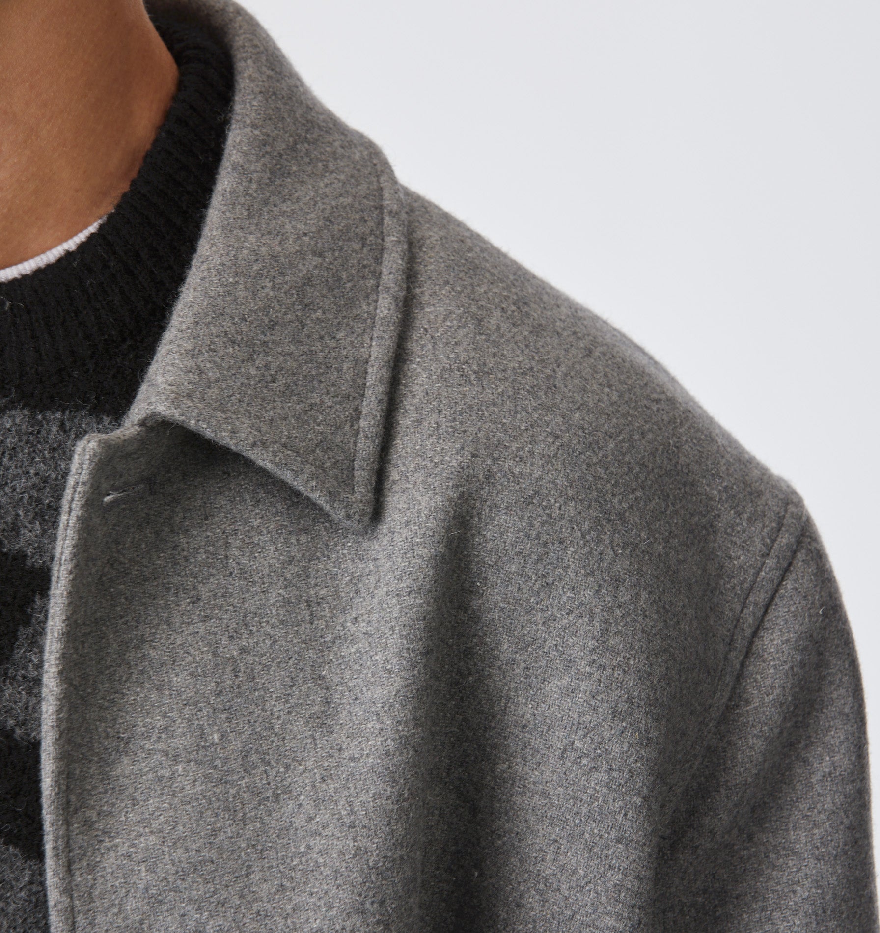 Carson Wool Coat - Vintage Grey