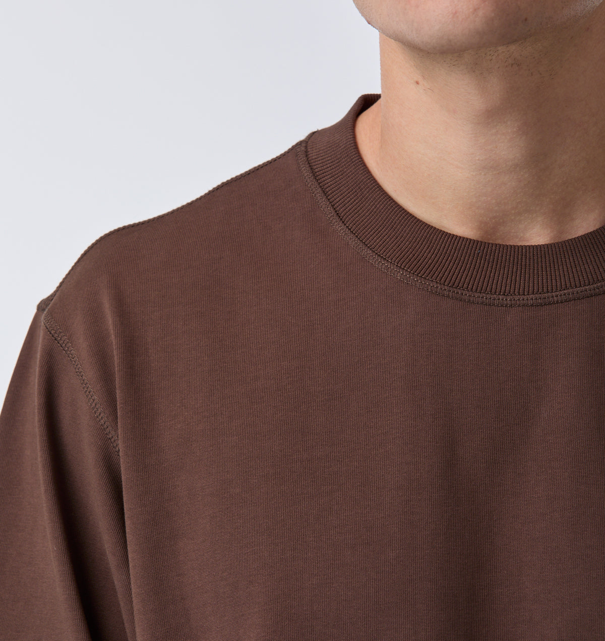 Crop Box Tee - Espresso