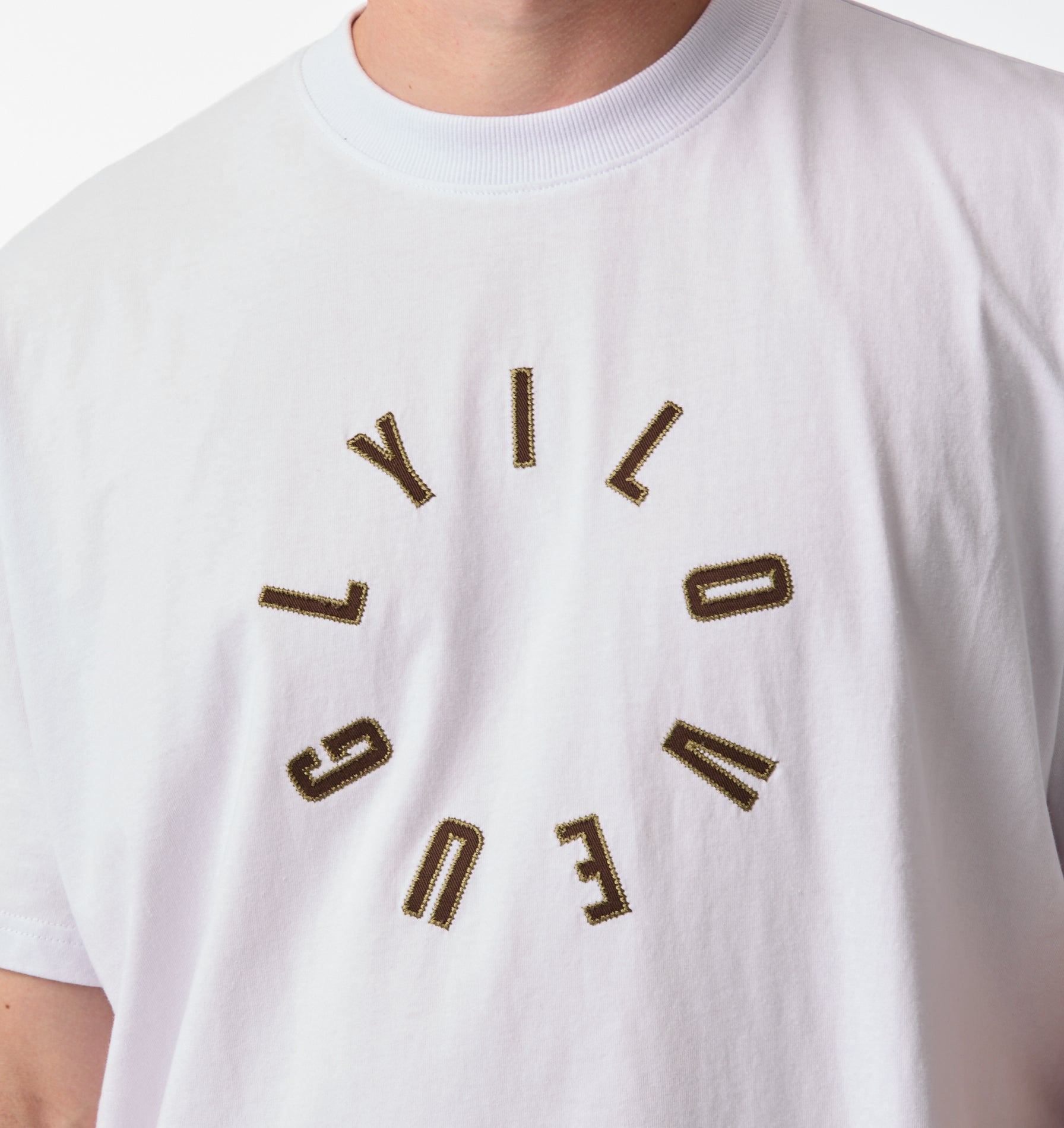 Hoop Logo Box Tee 2.0 - White