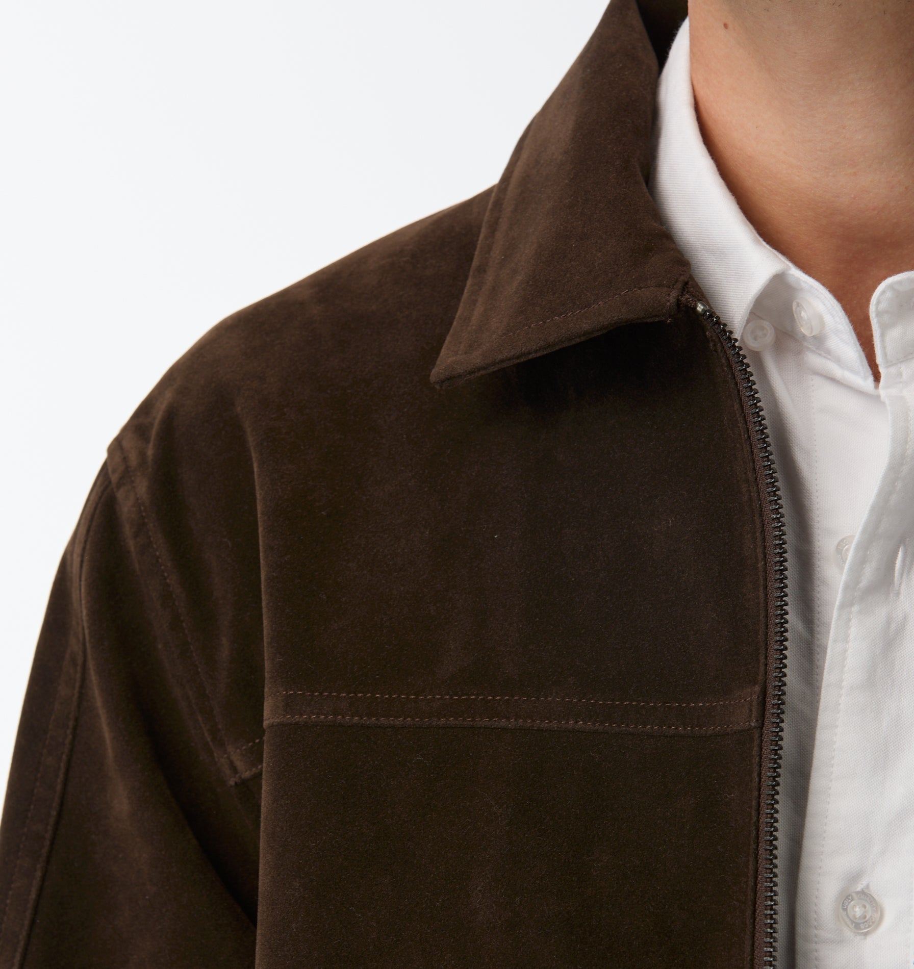Mason Suede Jacket - Espresso