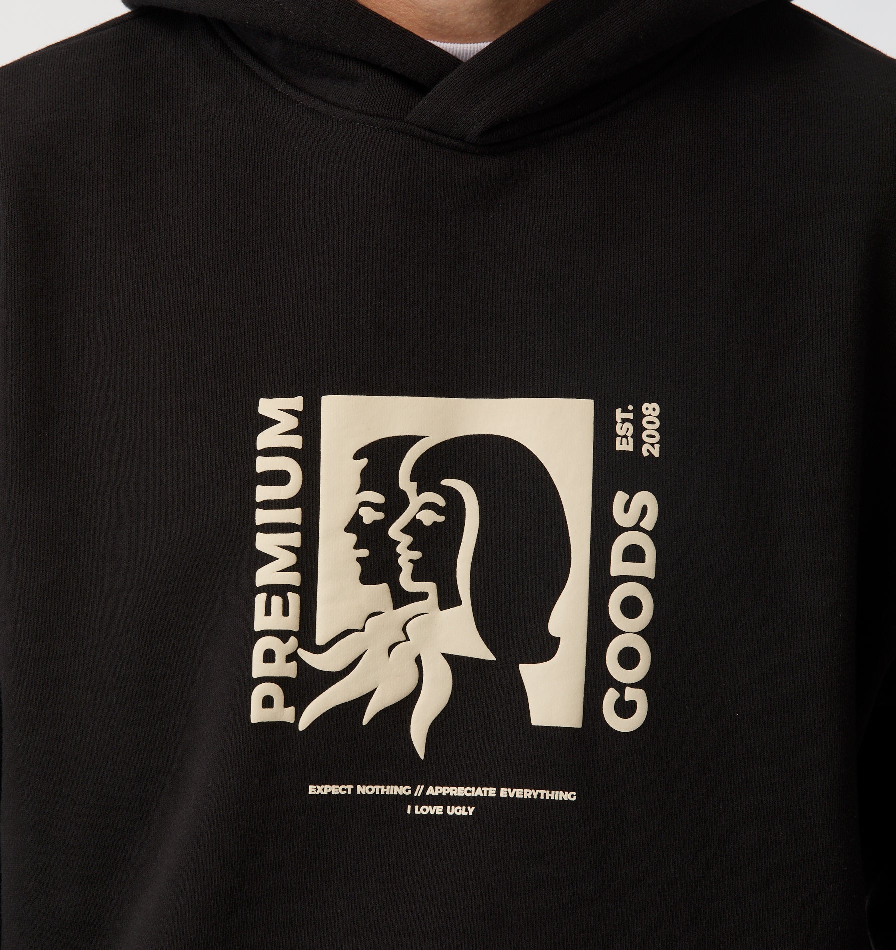 Expect Nothing Box Hood 2.0 - Black