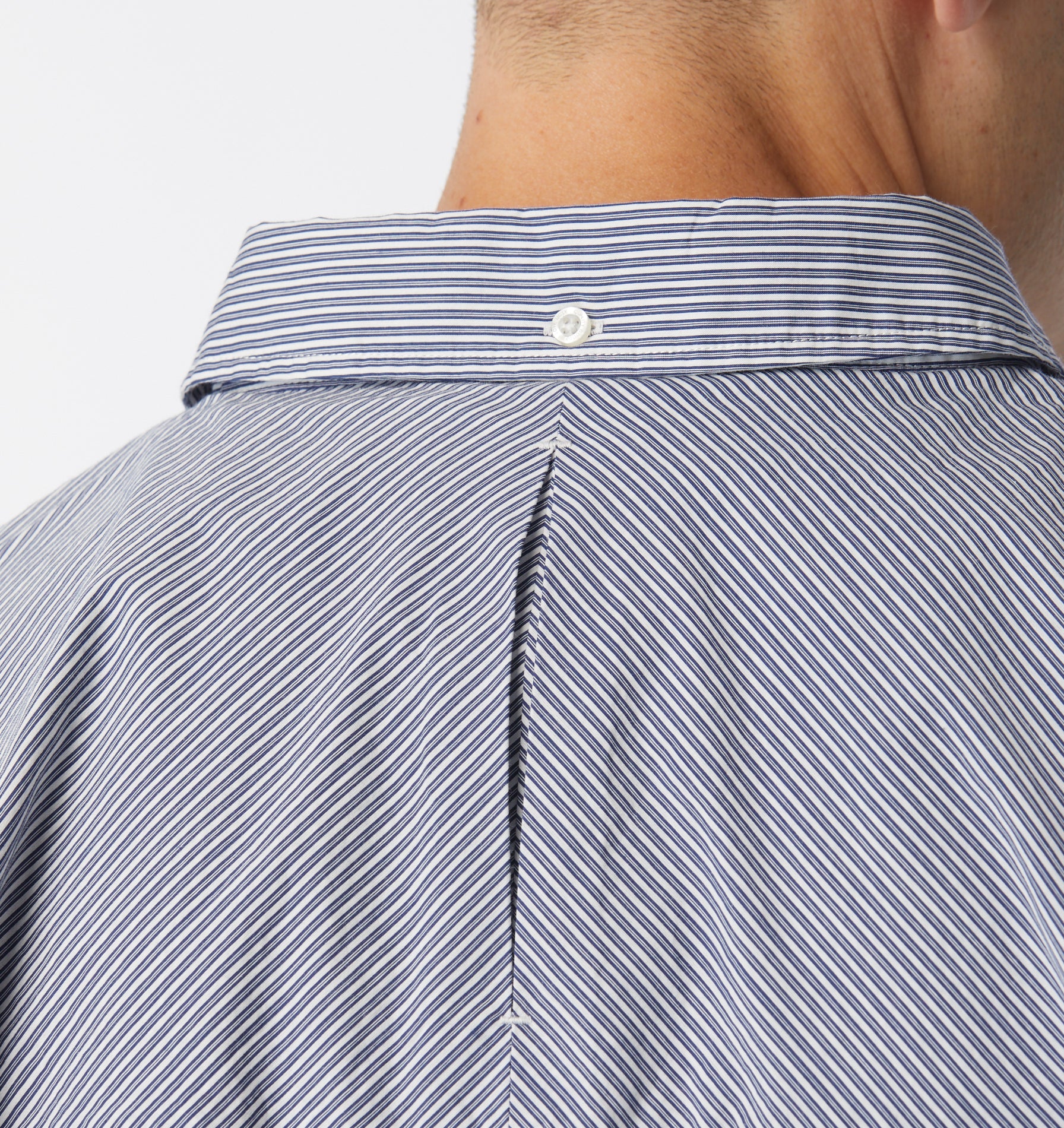 Kingston Overshirt - Blue/White Stripe