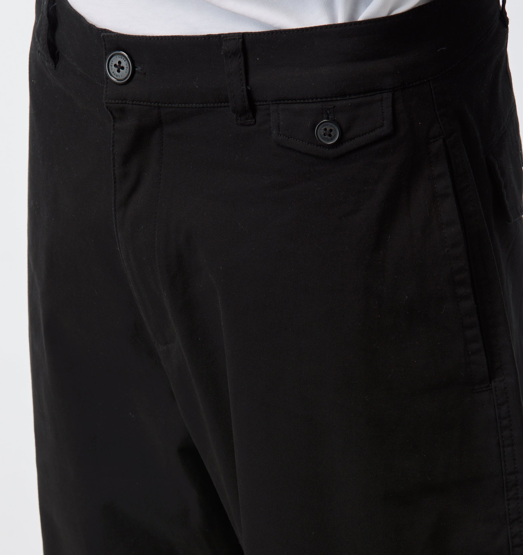 Barrel Leg Pant - Black