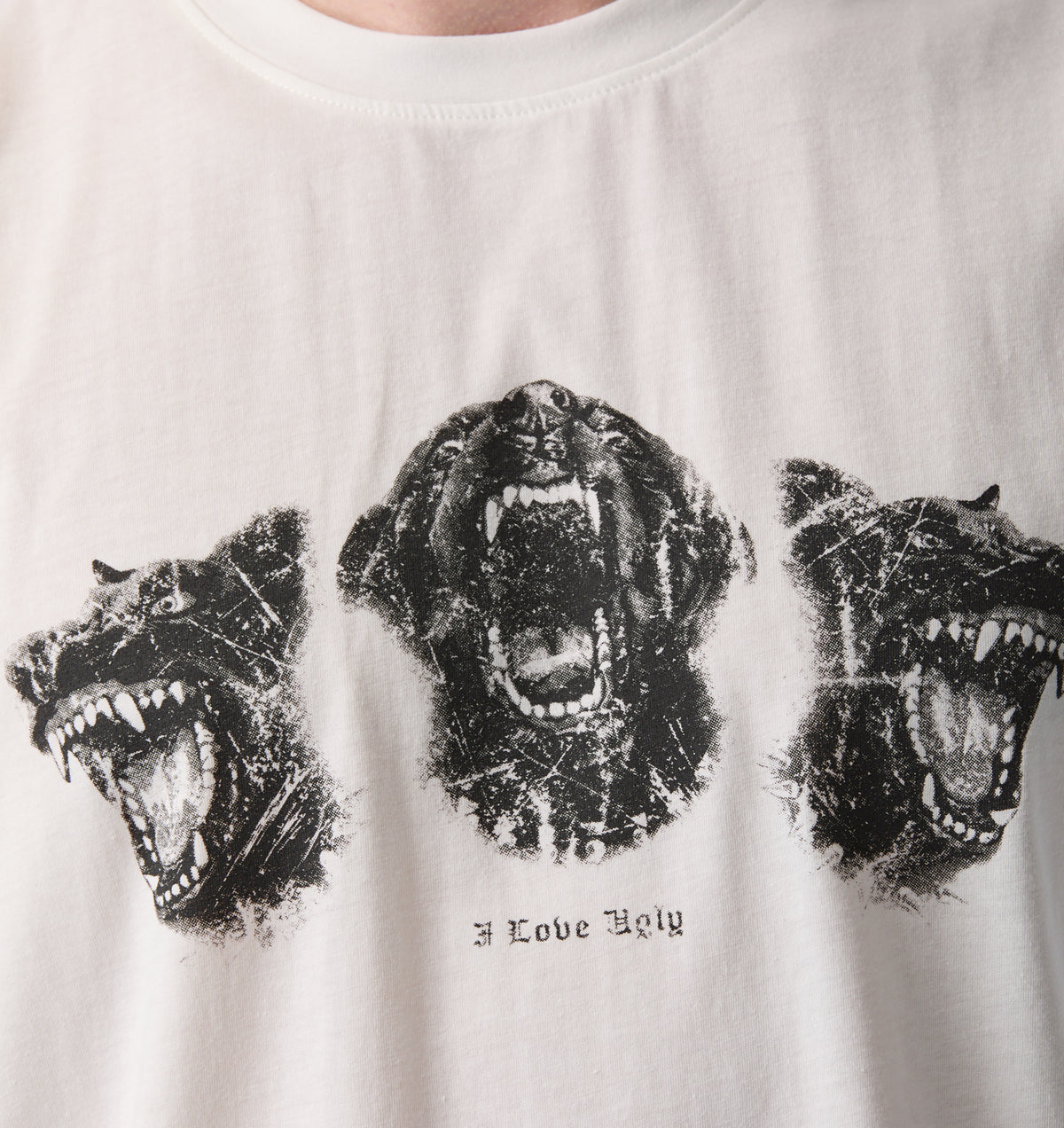 Dogs Cotton Active Crop Tank - Aged White