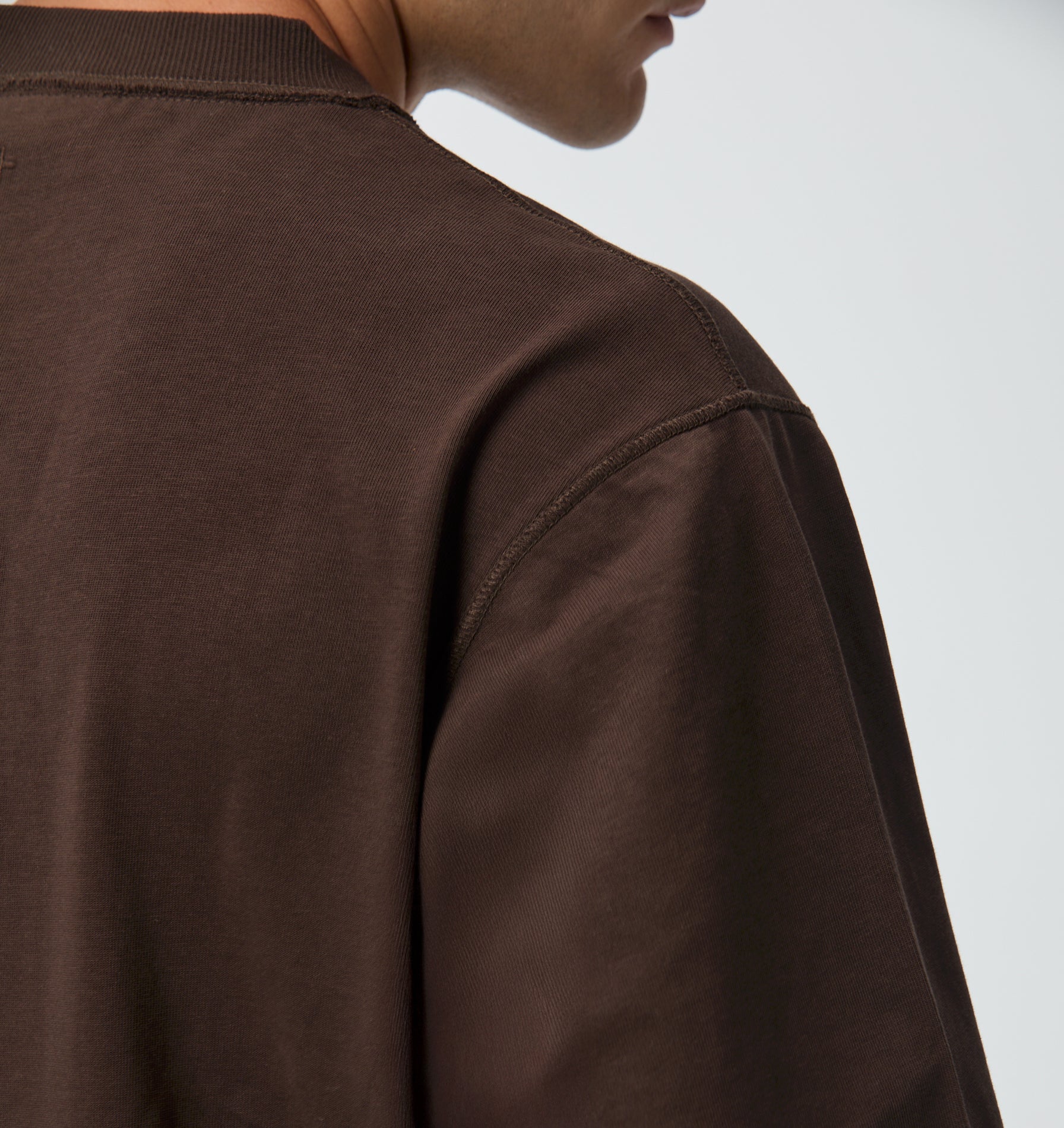 Crop Box Tee - Espresso