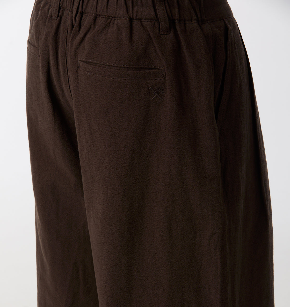 Linen Alby Pleated Short - Espresso