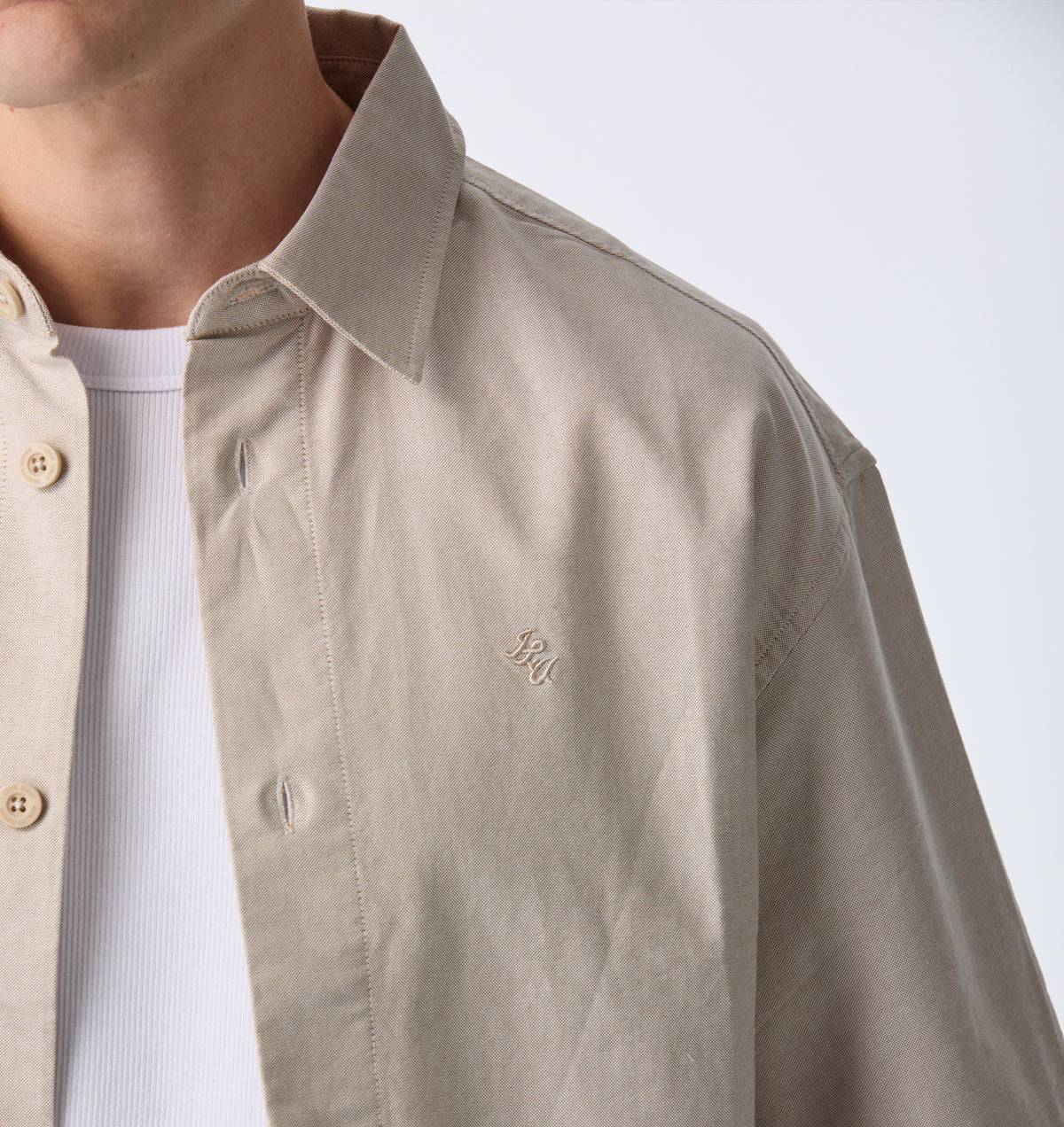 Dawson SS Shirt - Light Mushroom