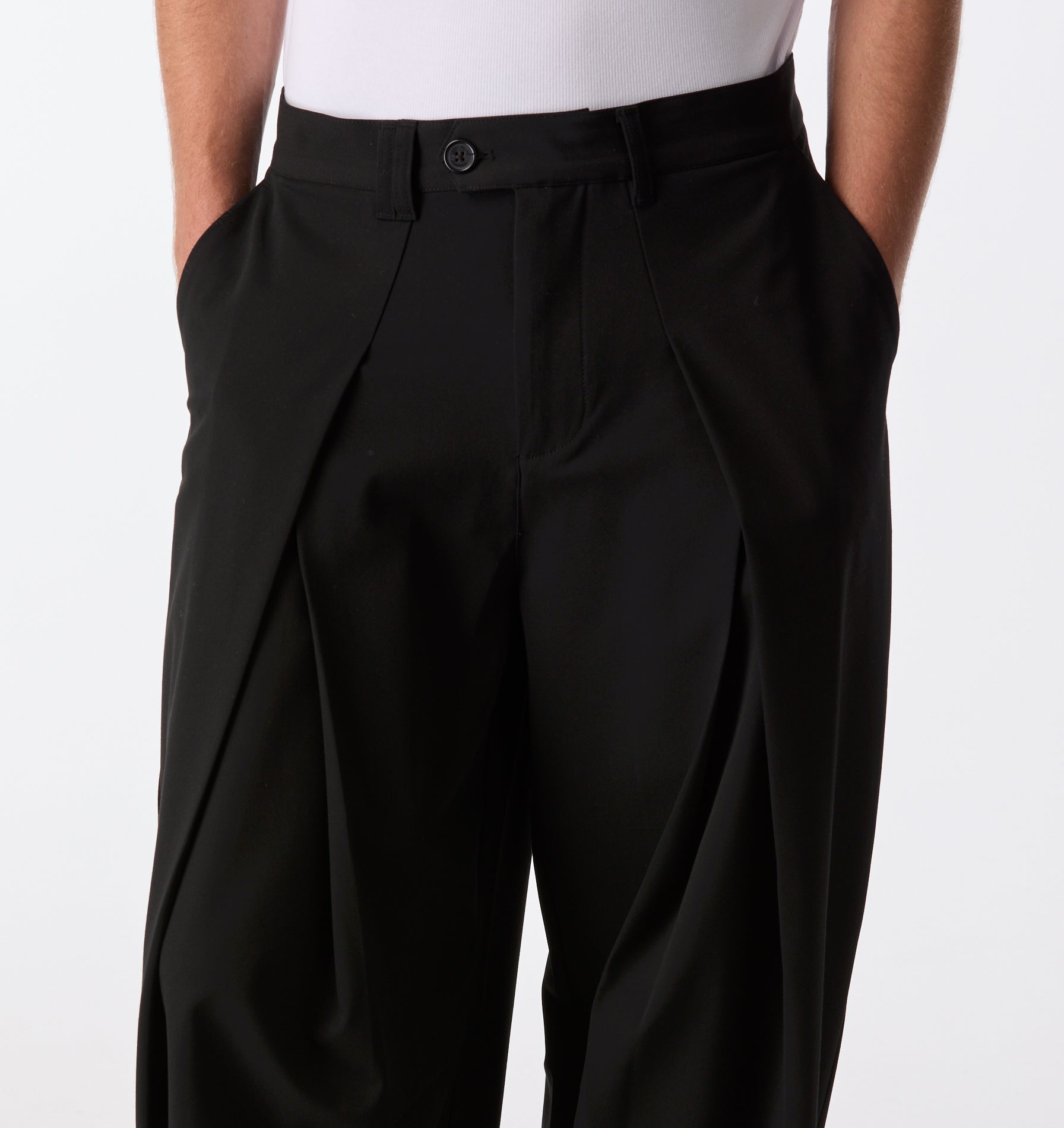 Vermont Pleat Pant - Black