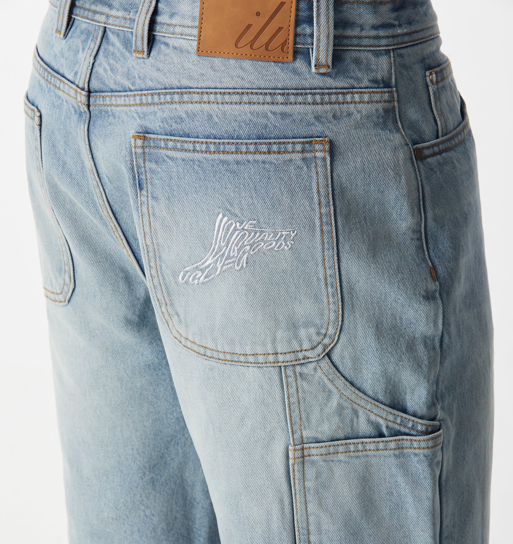 Clean Carpenter Short - Faded Blue