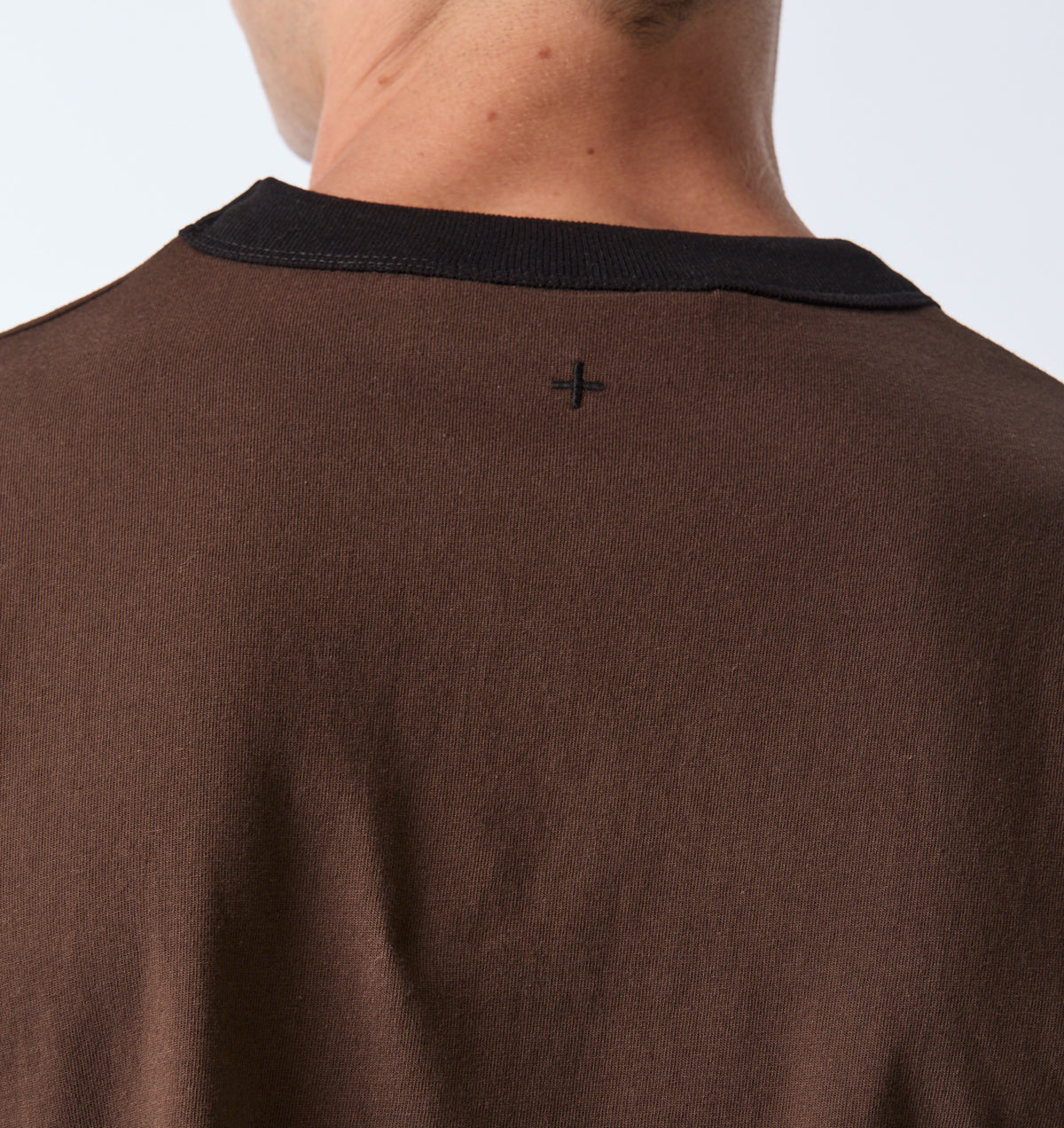 Muscle Ringer Tee - Espresso/Black